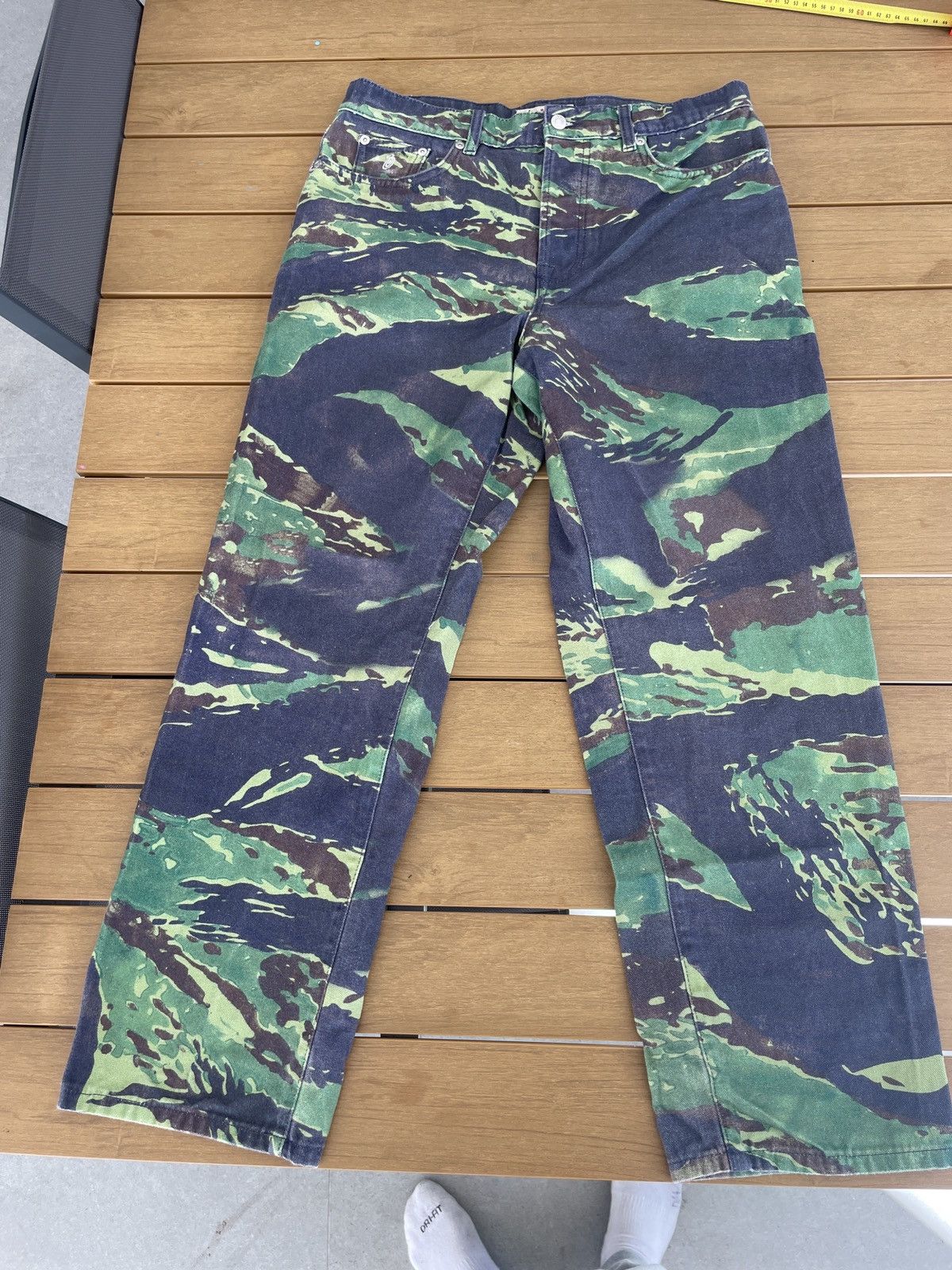 Stussy Stussy big ol jeans Tigris camo | Grailed