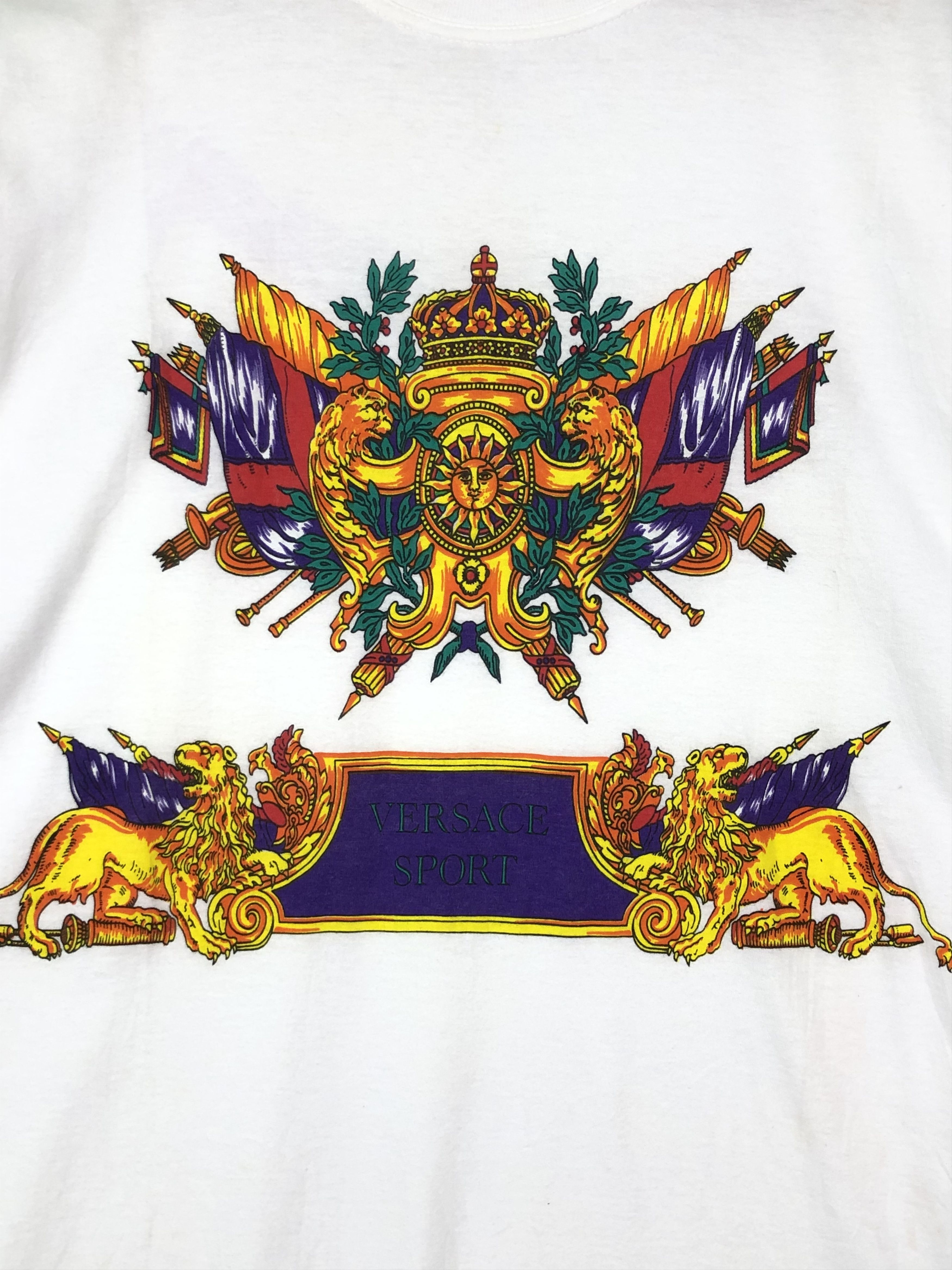 Versace RARE🔥VINTAGE MADE IN ITALY CLASSIC VERSACE SPORT TEE Size US M / EU 48-50 / 2 - 5 Thumbnail