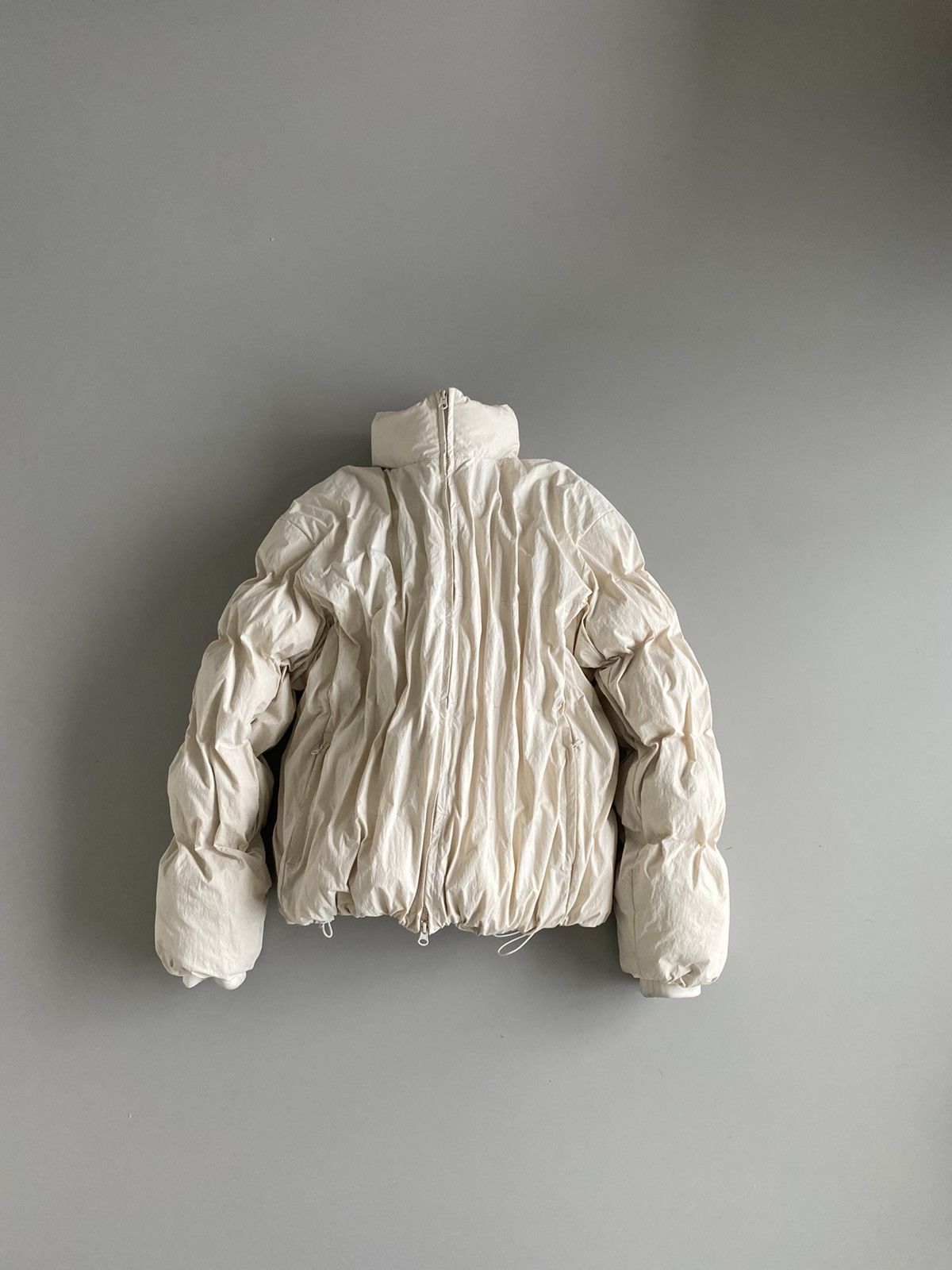 POST ARCHIVE FACTION (PAF) 2.0 ivory down jacket | Grailed