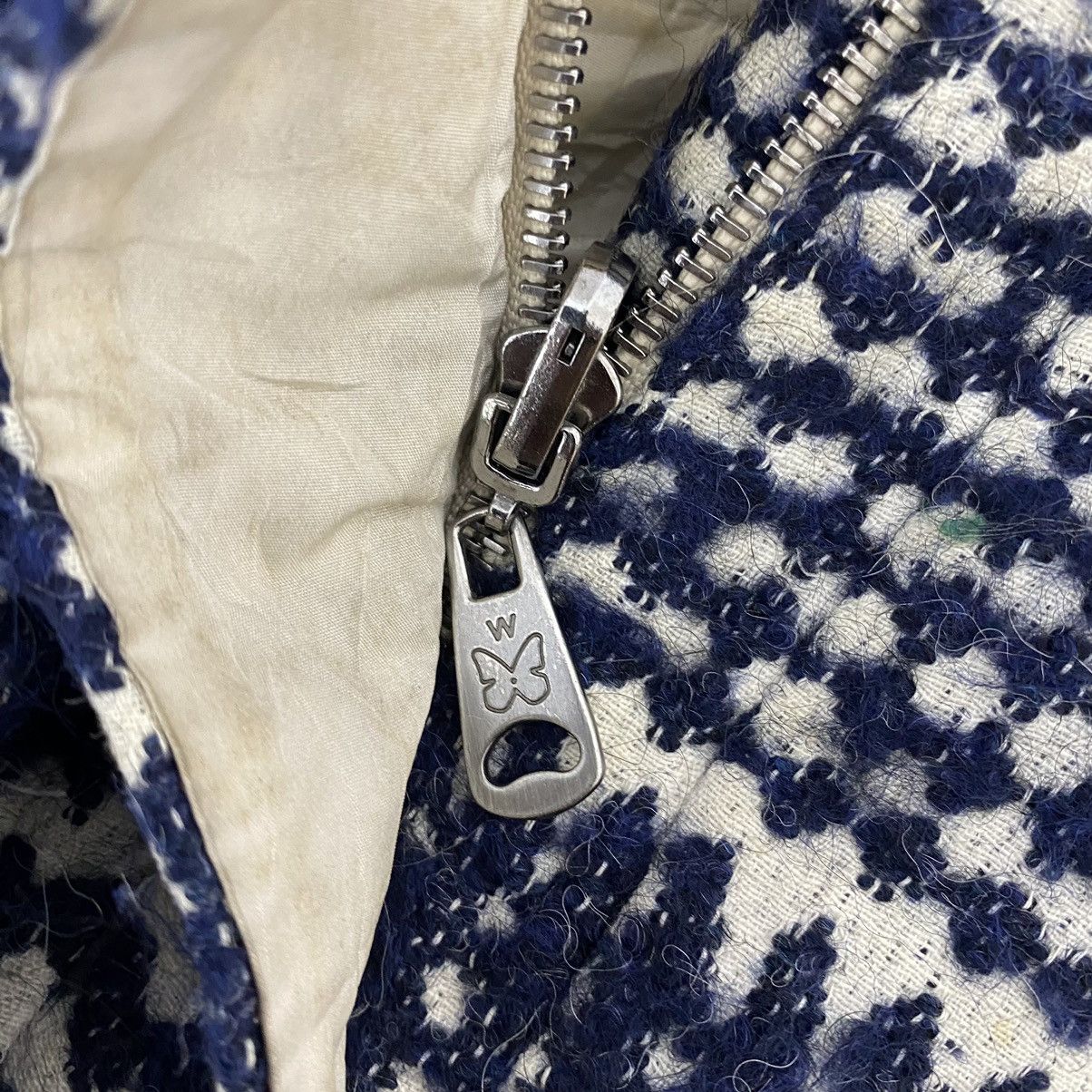 Max Mara WEEKEND By MAX MARA Italy Designer Check Knitwear Hooded Size L / US 10 / IT 46 - 3 Thumbnail
