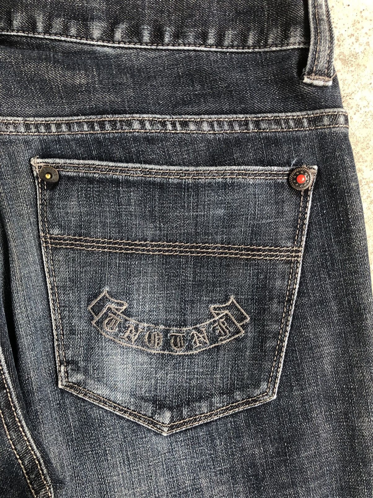 291295=Homme Big logo 291295 Homme Embroidered Jeans Distressed Jeans Size US 32 / EU 48 - 14 Thumbnail