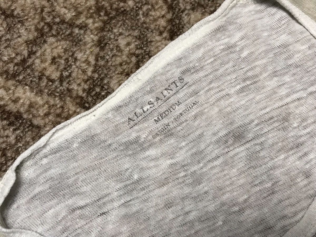 Allsaints Allsaints Austin Crew linen t-shirt Size US M / EU 48-50 / 2 - 8 Thumbnail