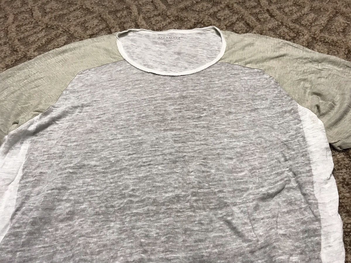 Allsaints Allsaints Austin Crew linen t-shirt Size US M / EU 48-50 / 2 - 13 Thumbnail