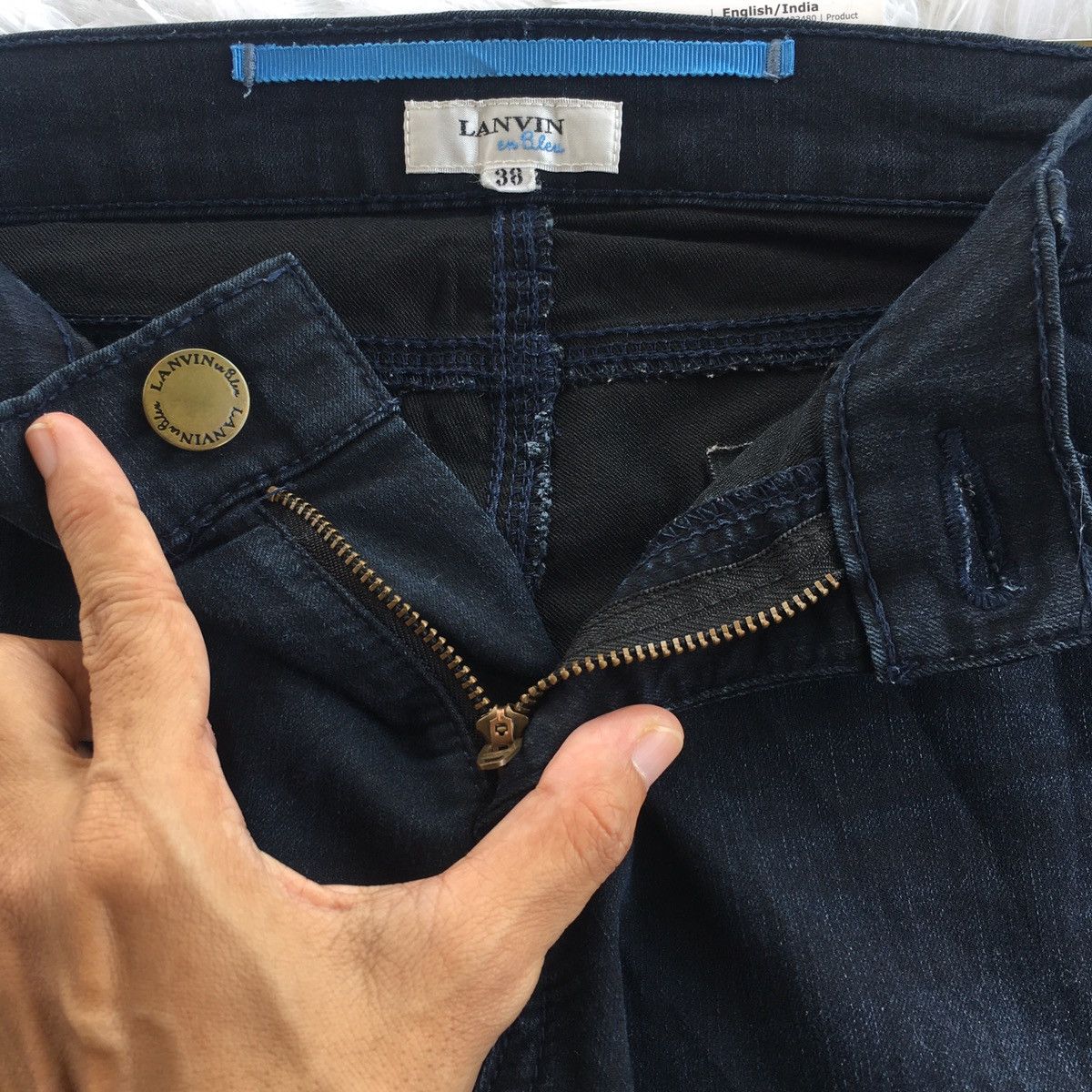 Lanvin Rare LANVIN Jeans / Denim pants Size US 30 / EU 46 - 21 Thumbnail