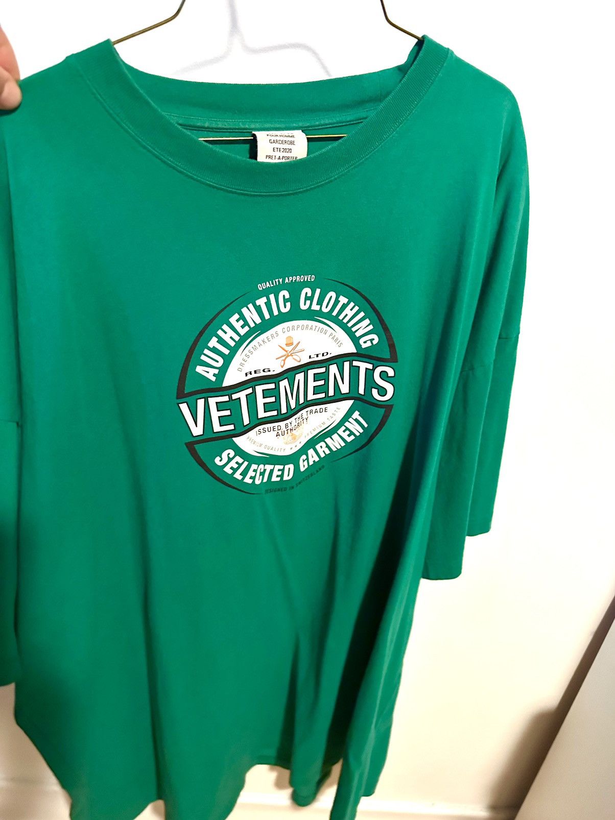 Vetements Vetements Beer Badge T-Shirt | Grailed