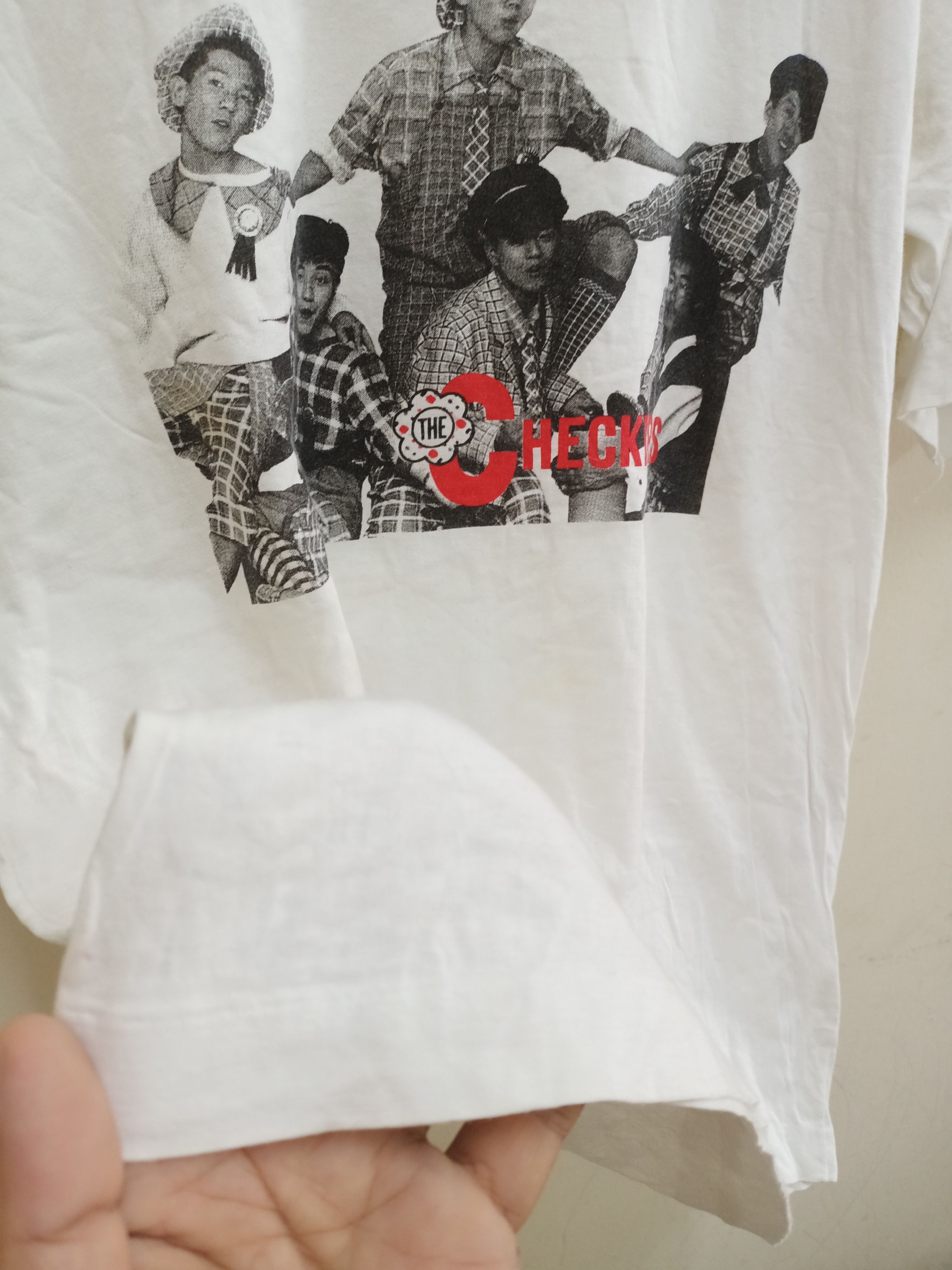 Band Tees Vintage Legendary The Checkers Japanese Rock and Roll Band Size US M / EU 48-50 / 2 - 7 Thumbnail