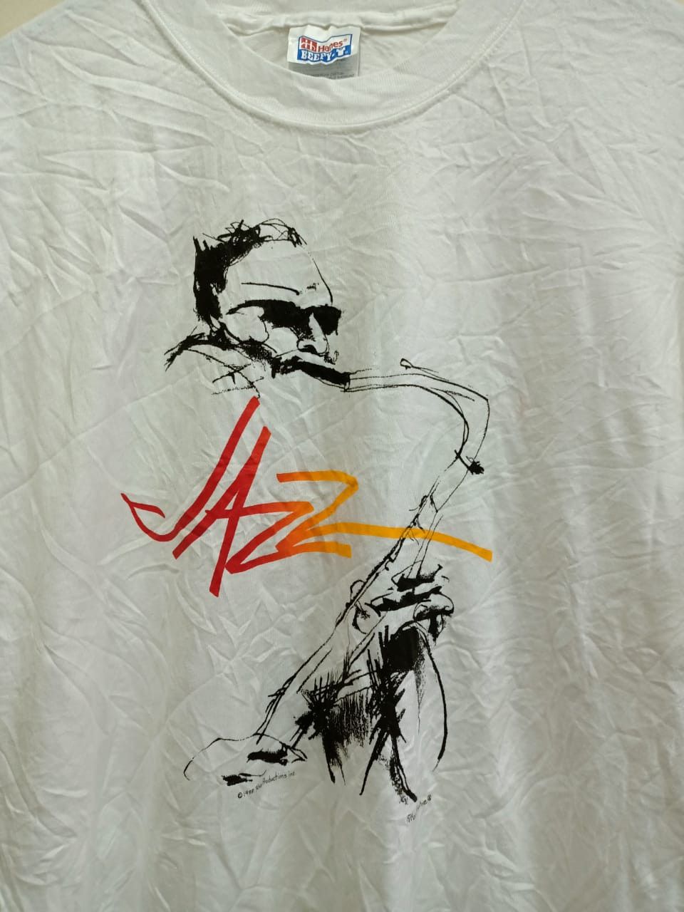 Band Tees × Hanes × Vintage Vintage 1998 Jazz Rha Production by Future Primitive Size US L / EU 52-54 / 3 - 3 Thumbnail