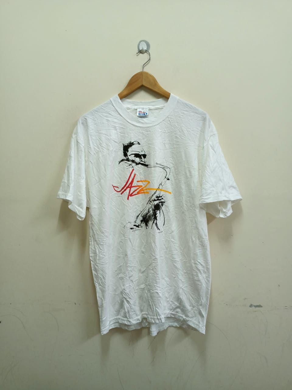 Band Tees × Hanes × Vintage Vintage 1998 Jazz Rha Production by Future Primitive Size US L / EU 52-54 / 3 - 1 Thumbnail