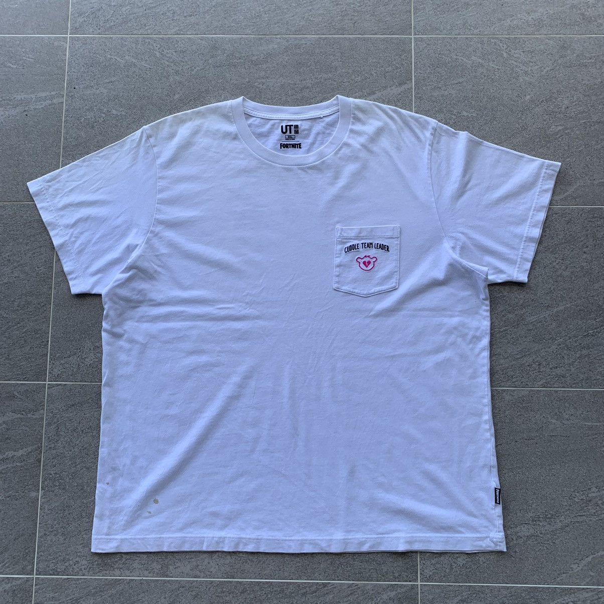 UNIQLO X FORTNITE t shirt. Cuddle Team Leader..