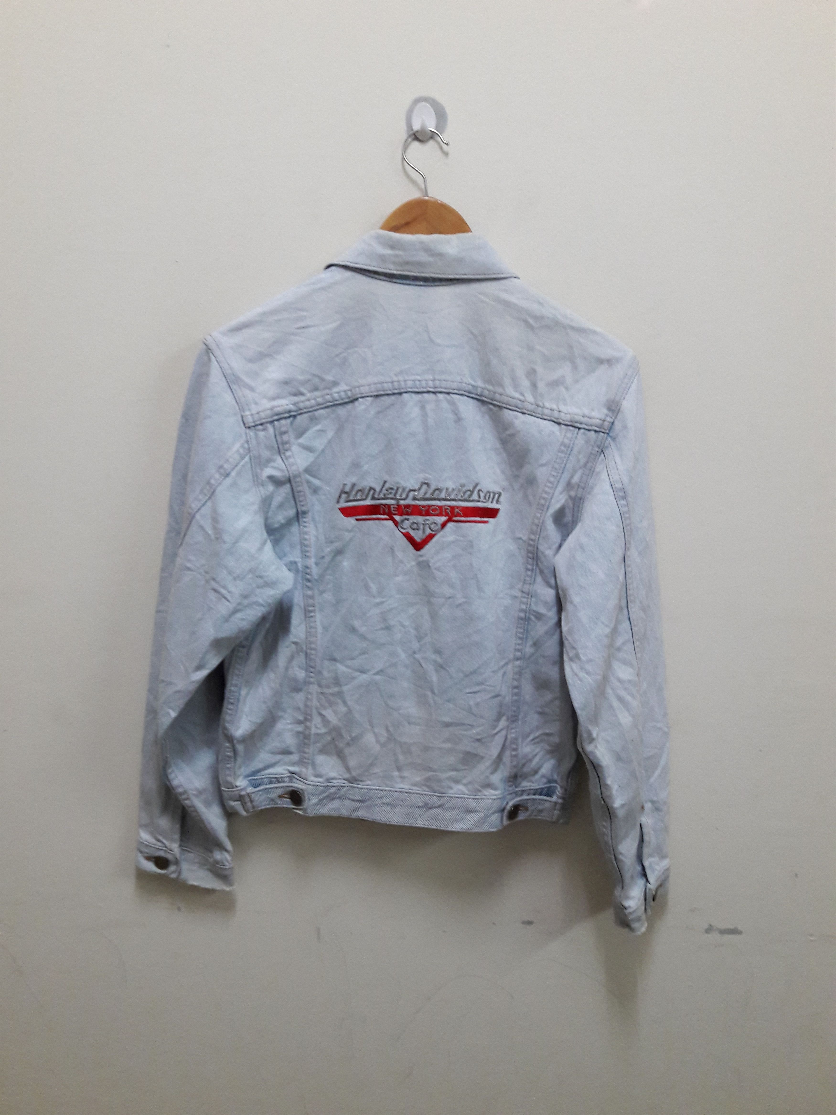 Harley Davidson Vintage Rare Harley Davidson New York Cafe made in usa Size US M / EU 48-50 / 2 - 1 Thumbnail