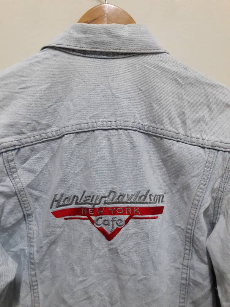 Harley Davidson Vintage Rare Harley Davidson New York Cafe made in usa Size US M / EU 48-50 / 2 - 5 Thumbnail