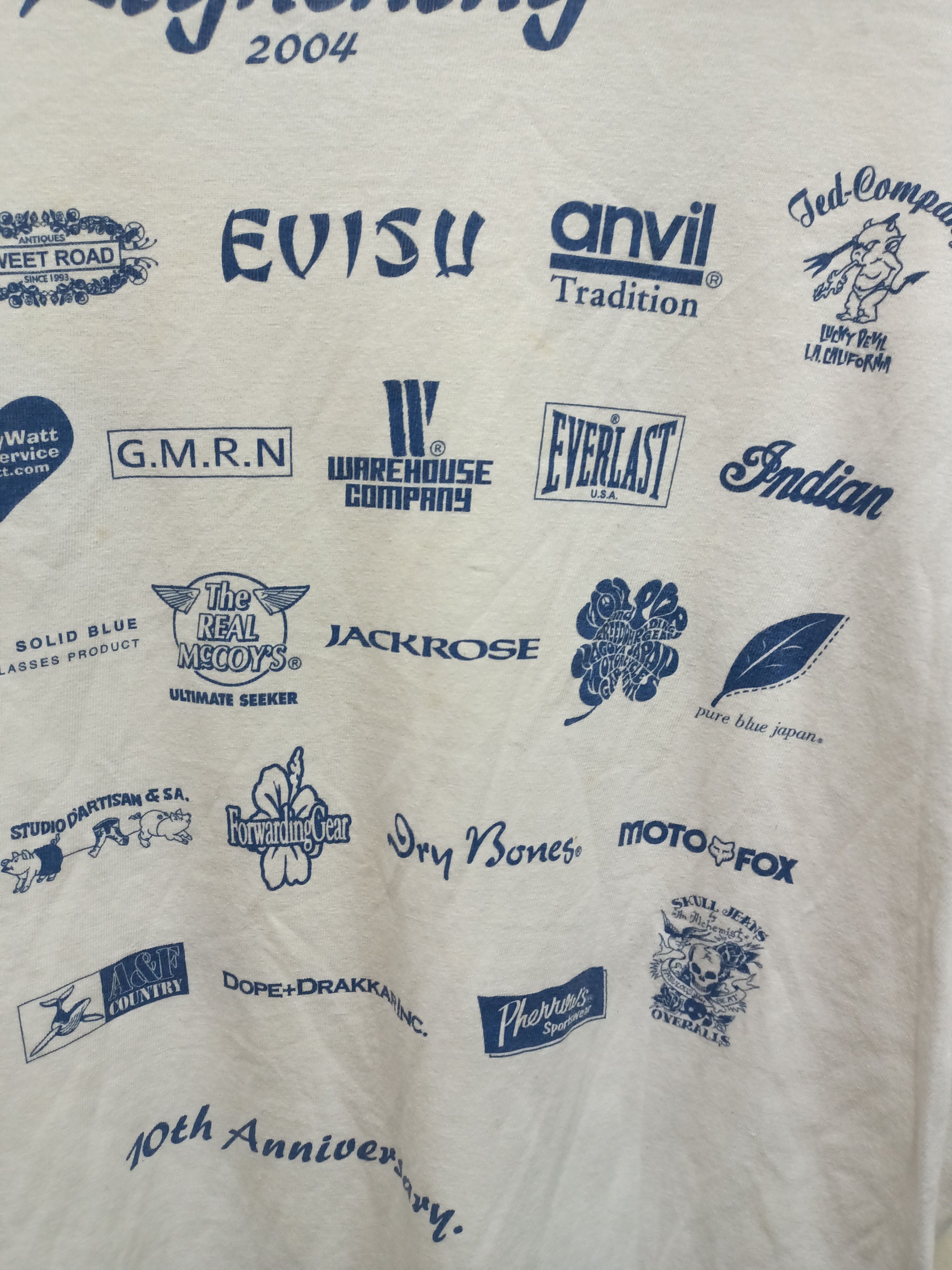 Anvil Lightning Magazine Japan 2004 10th Anniversary t-shirt Size US M / EU 48-50 / 2 - 6 Thumbnail
