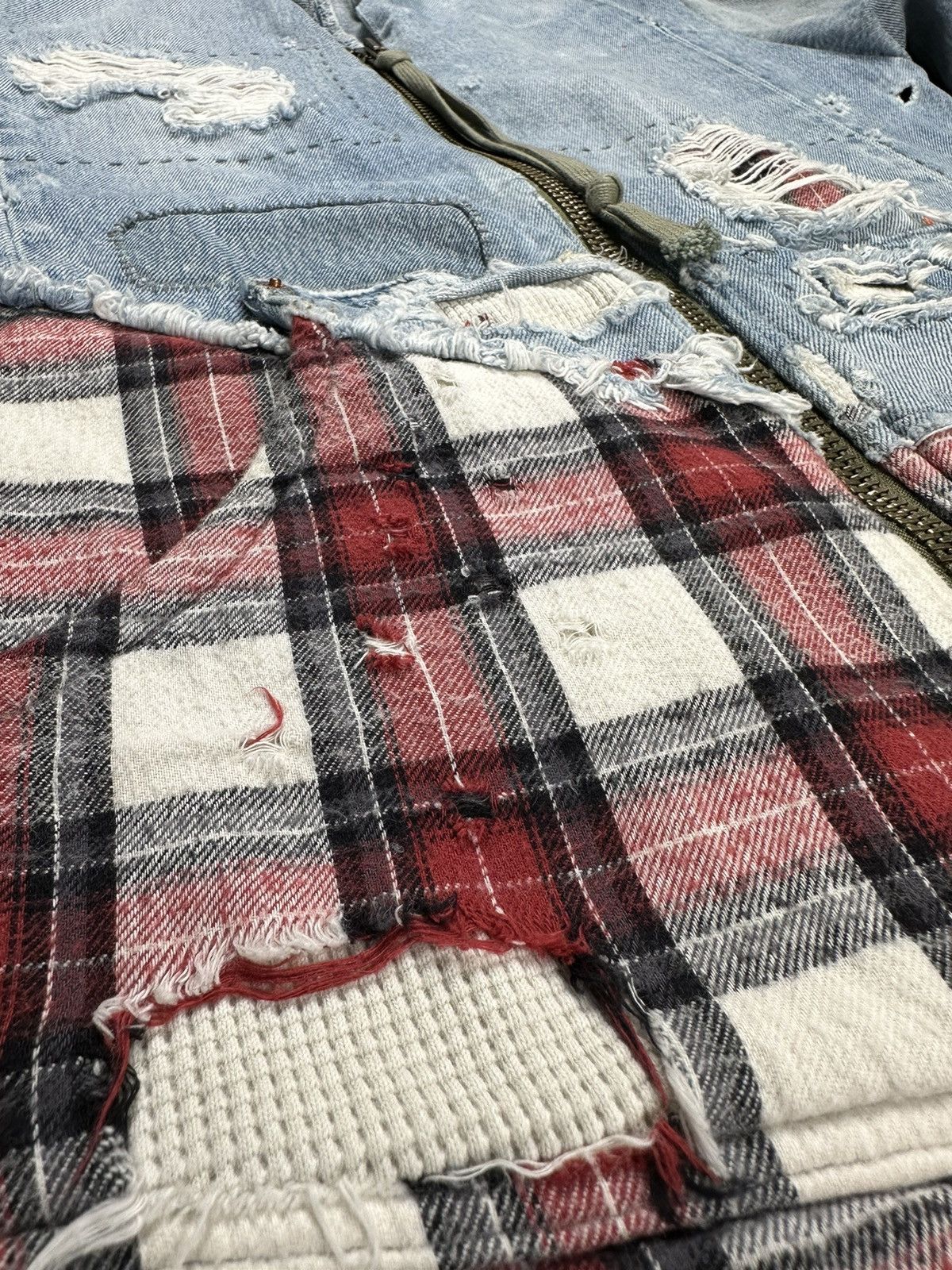 Greg Lauren Denim / Plaid Jacket Size US M / EU 48-50 / 2 - 3 Thumbnail