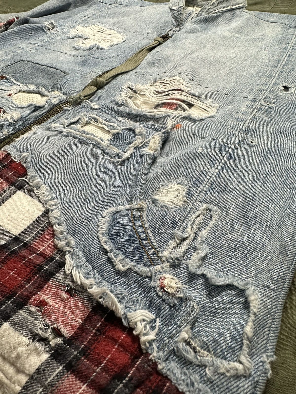 Greg Lauren Denim / Plaid Jacket Size US M / EU 48-50 / 2 - 4 Thumbnail