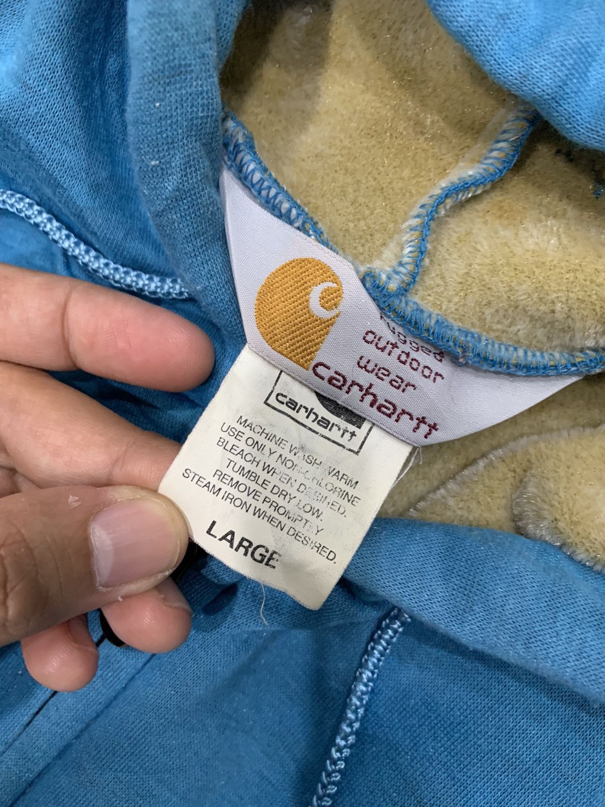 Carhartt VINTAGE CARHARTT INSULATED HOODIE JACKET Size US L / EU 52-54 / 3 - 6 Thumbnail