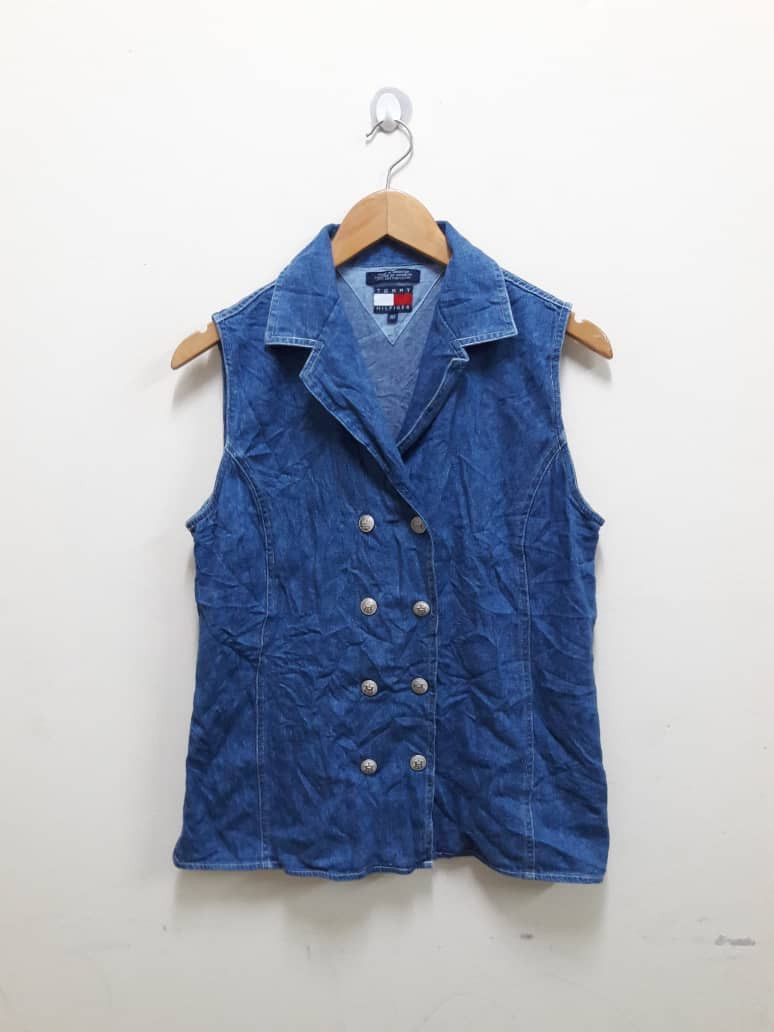 Tommy Hilfiger × Vintage Vintage Tommy Hilfiger sleeveless Size US M / EU 48-50 / 2 - 1 Thumbnail