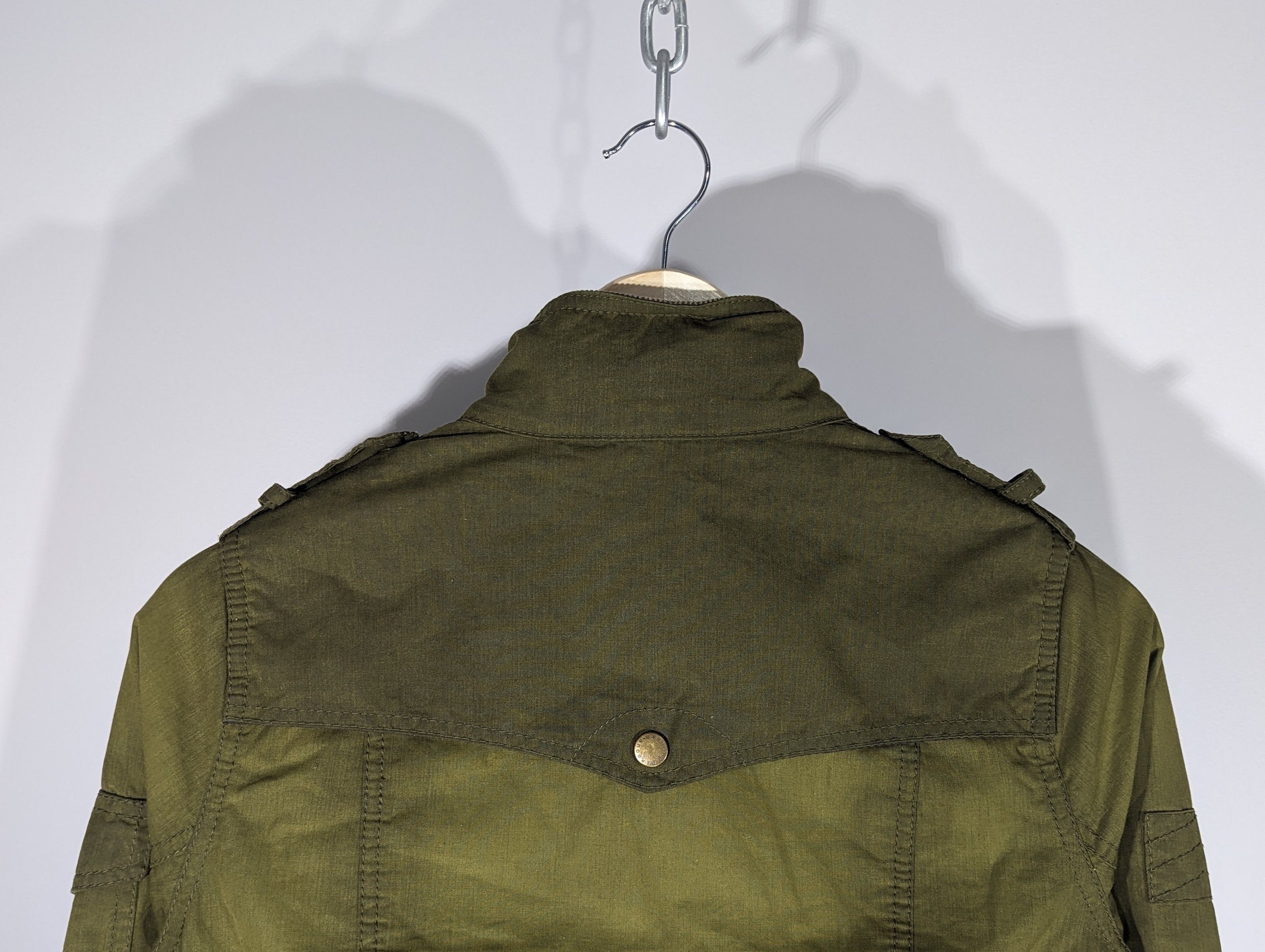 Barbour Barbour Churchill Wax Jacket Women's OliveGreen EnglandStyle Size S / US 4 / IT 40 - 9 Thumbnail