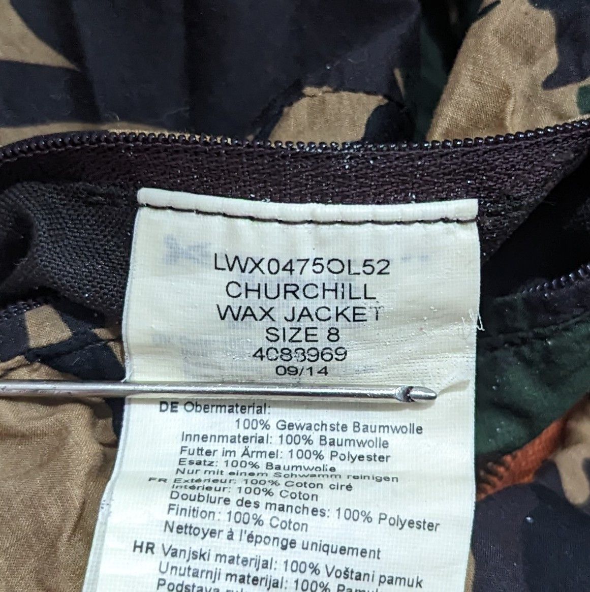 Barbour Barbour Churchill Wax Jacket Women's OliveGreen EnglandStyle Size S / US 4 / IT 40 - 17 Thumbnail