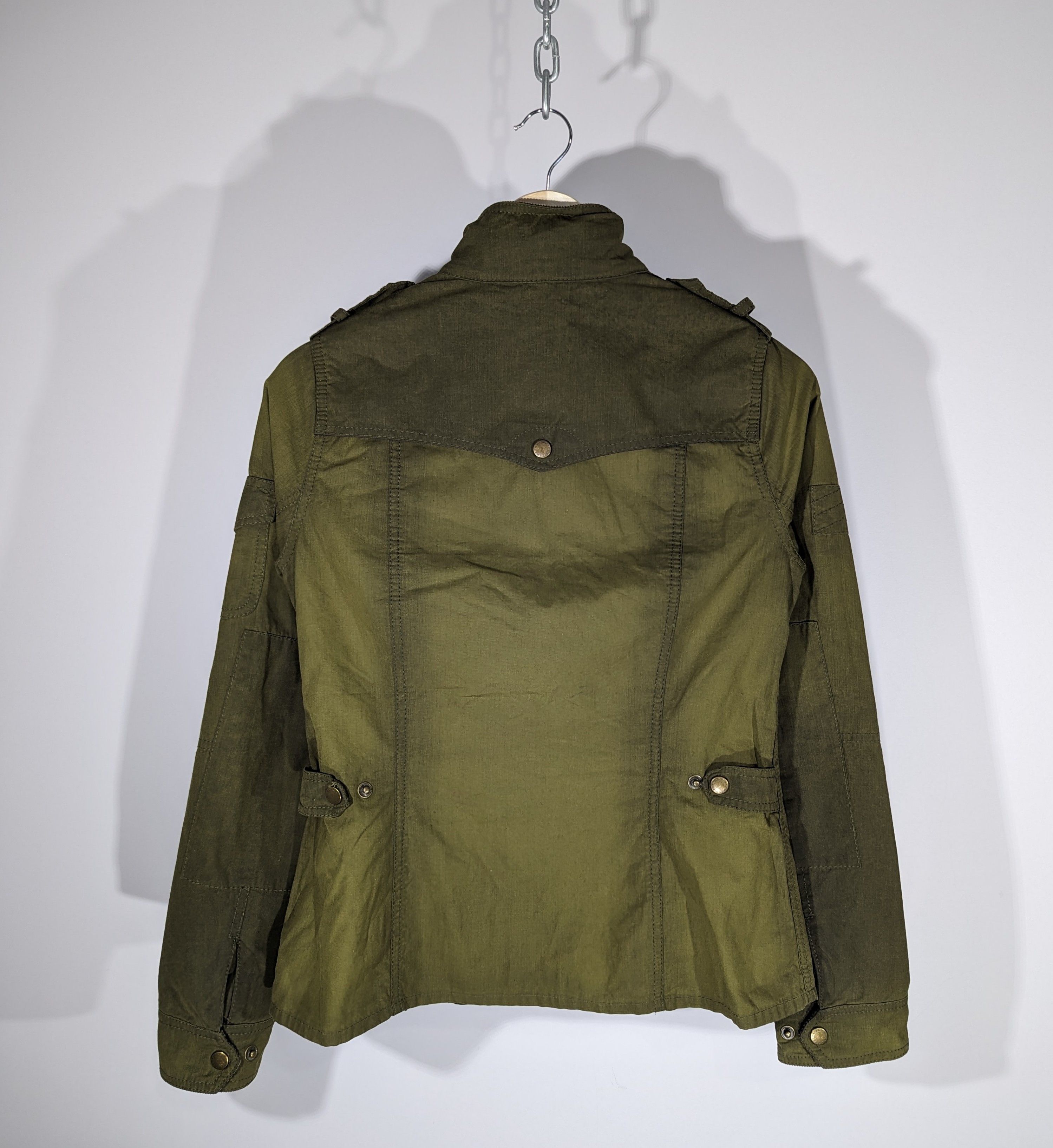Barbour Barbour Churchill Wax Jacket Women's OliveGreen EnglandStyle Size S / US 4 / IT 40 - 8 Thumbnail