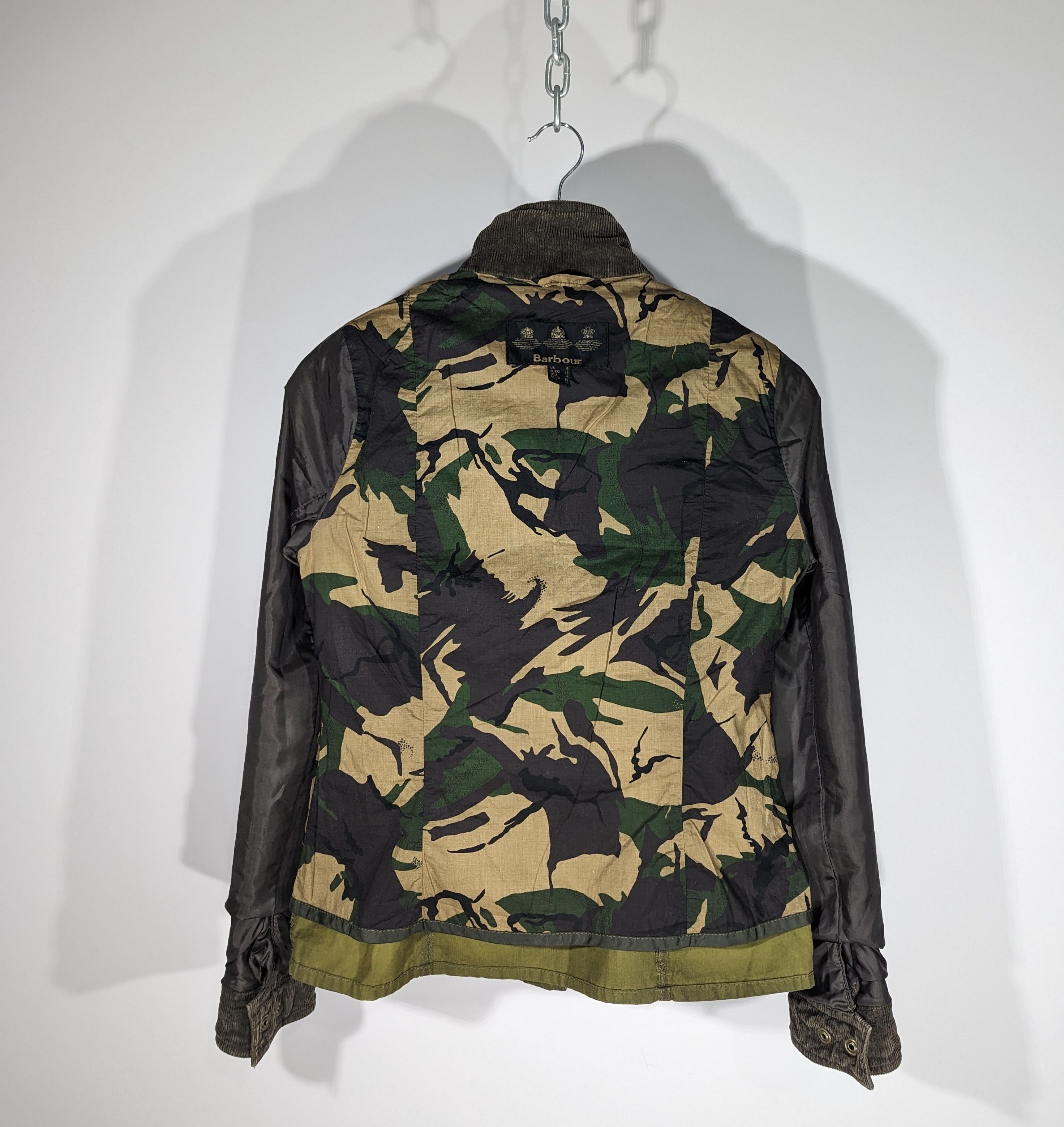 Barbour Barbour Churchill Wax Jacket Women's OliveGreen EnglandStyle Size S / US 4 / IT 40 - 15 Thumbnail