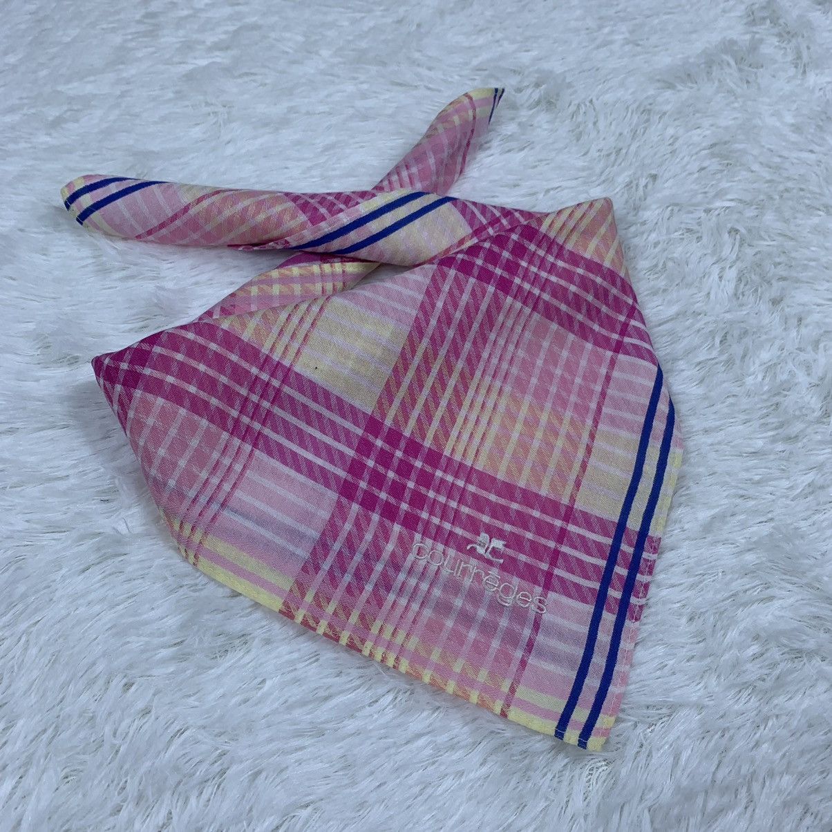 Courreges × Vintage COURREGES pocket square handkerchief handky Size ONE SIZE - 2 Thumbnail