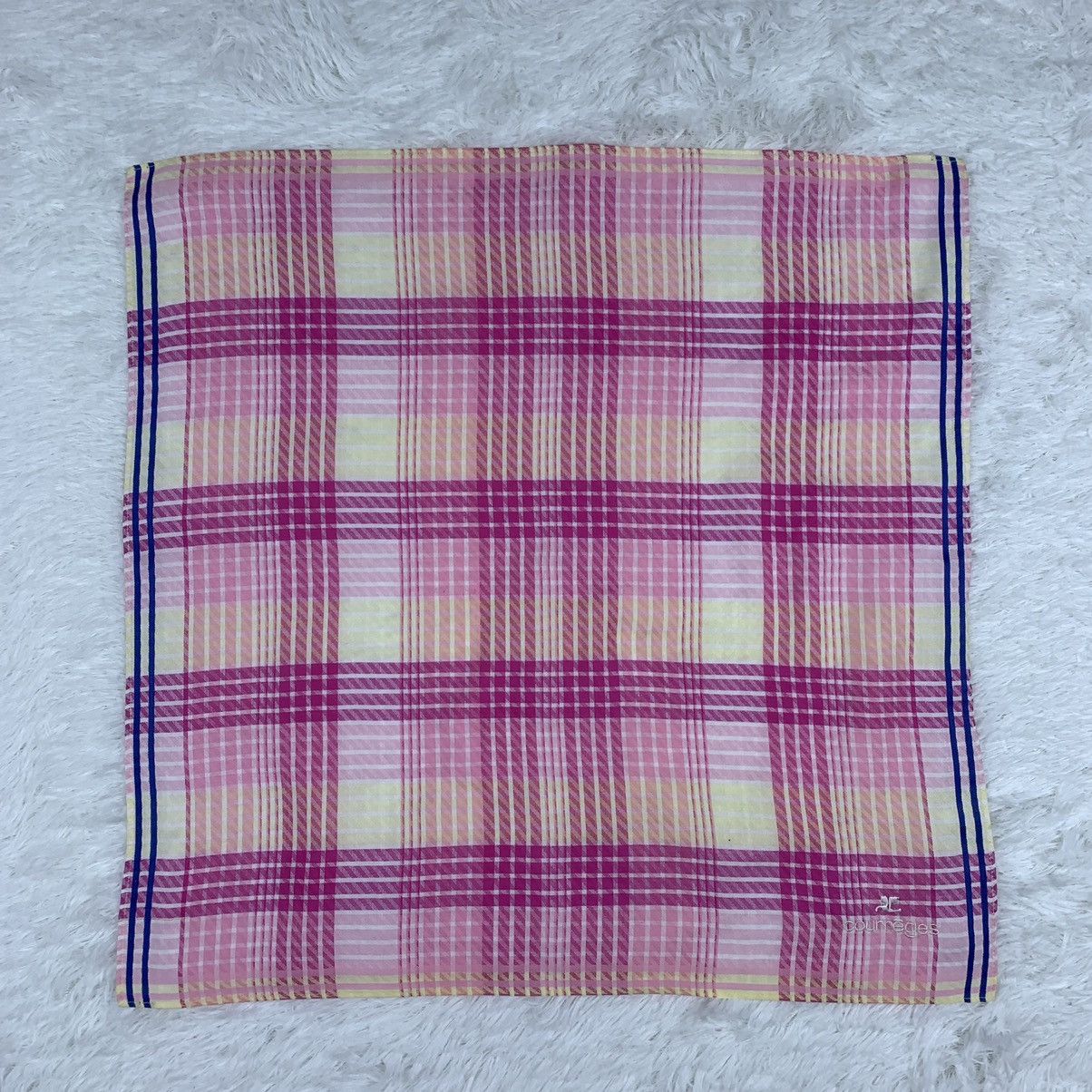 Courreges × Vintage COURREGES pocket square handkerchief handky Size ONE SIZE - 6 Thumbnail