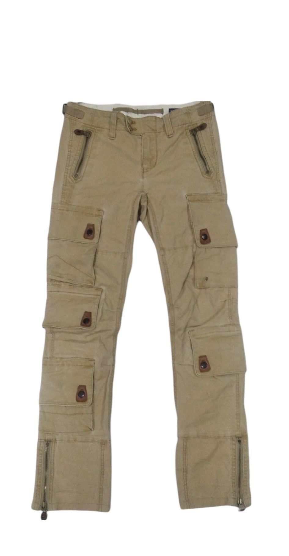 RRL Ralph Lauren × Ralph Lauren × Vintage Polo Ralph Lauren Multi pocket Utility Tactical Trousers Size US 28 / EU 44 - 1 Thumbnail
