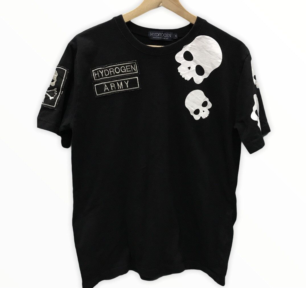 HYDROGEN Skull Hydrogen Army patches tshirt Size US M / EU 48-50 / 2 - 1 Thumbnail