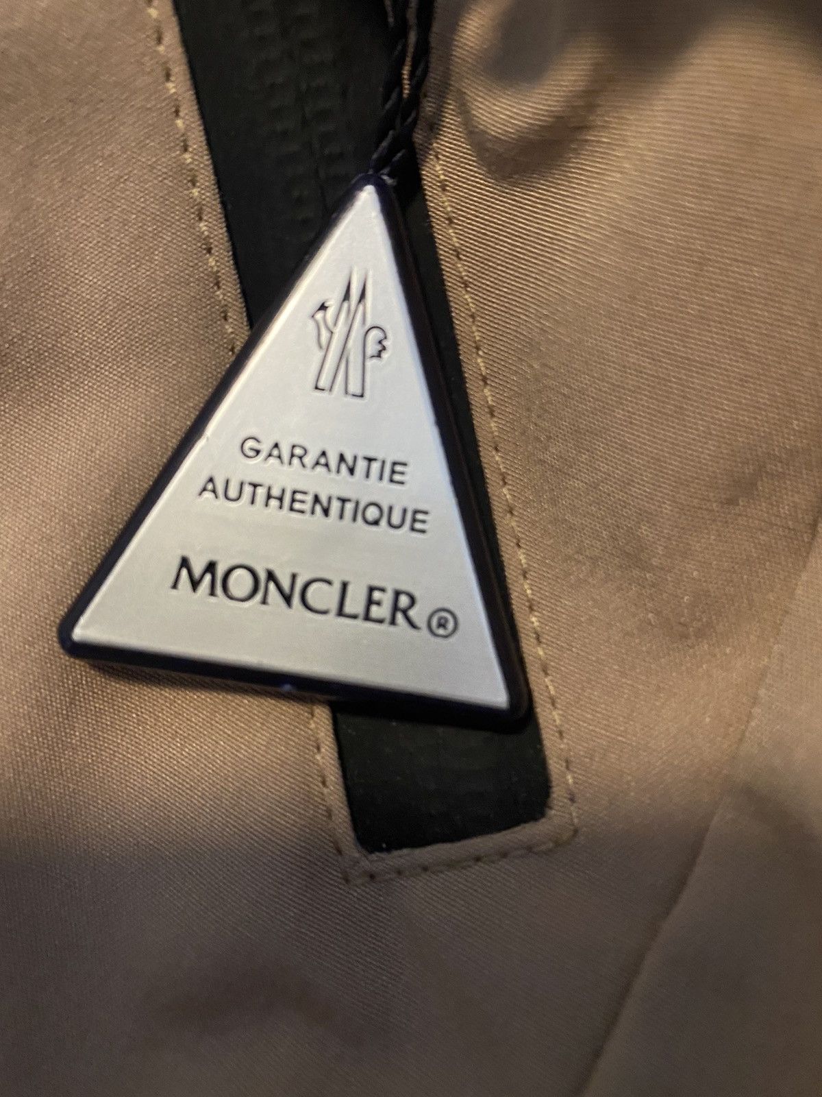 Moncler Moncler Men's Rance Logo Print Hooded Jacket In Beige Size US M / EU 48-50 / 2 - 8 Thumbnail