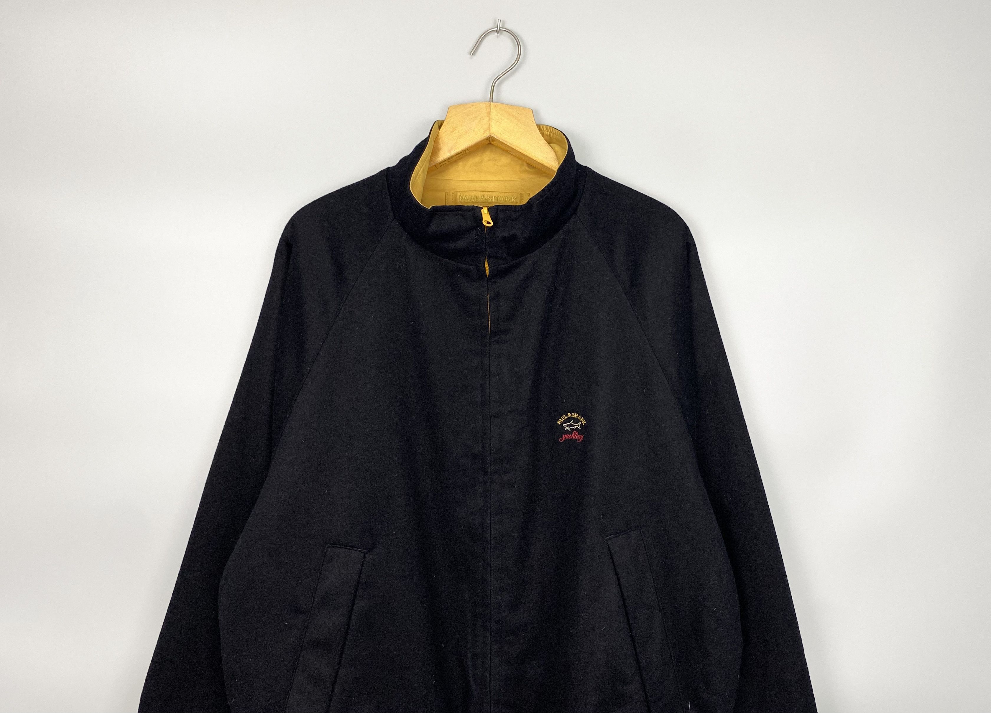 Paul & Shark Vintage Paul Shark 2-Sides Wool Bomber Jacket Size US L / EU 52-54 / 3 - 2 Thumbnail