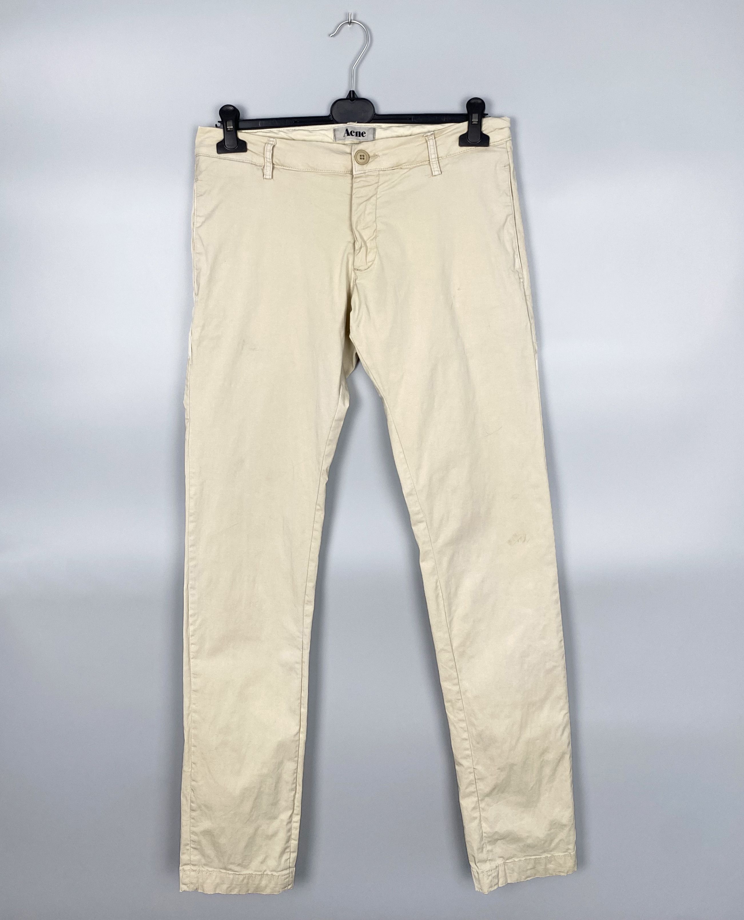 Acne Studios ACNE Gin Kenya Beige Chino Pant Size US 27 - 1 Thumbnail