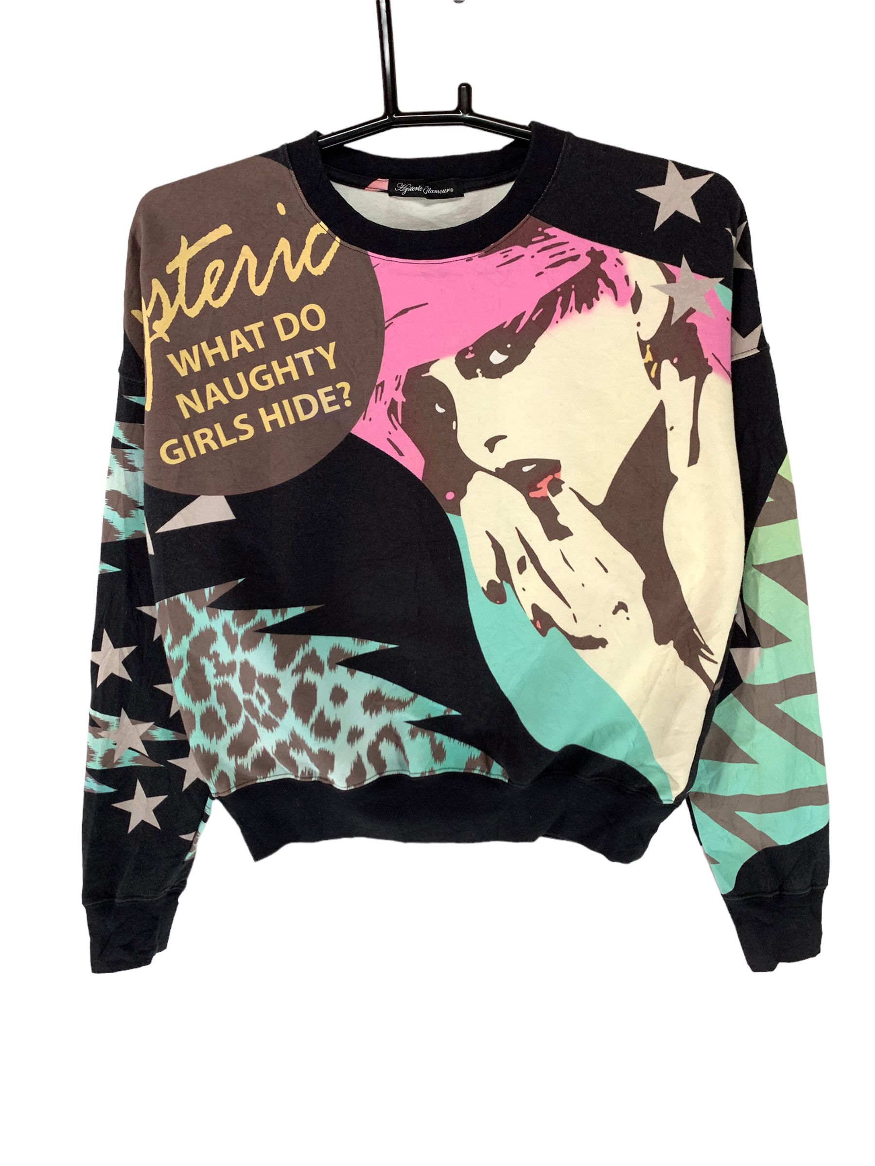 Hysteric glamour bondie allover print cropped pullover