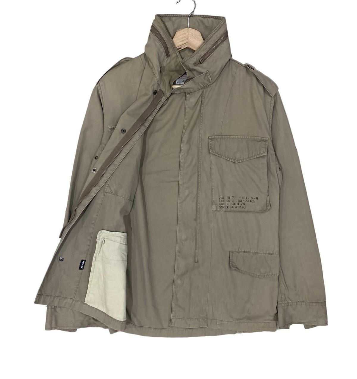 AVIREX M65 希少】AVIREX M-65 ワッペン フィールドジャケット MA-1 L