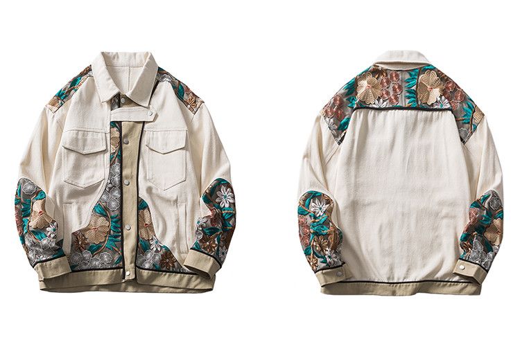 Japanese Brand Flower Jacket Size US XL / EU 56 / 4 - 7 Thumbnail