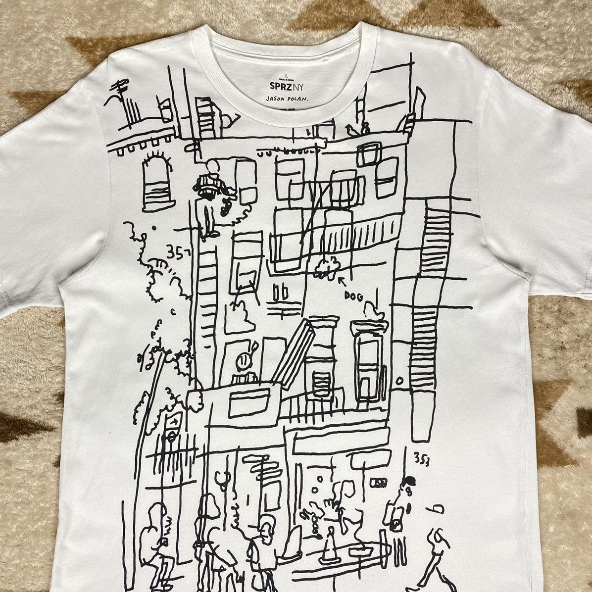 Uniqlo Jason Polan Uniqlo Art Tee Jason Polan Size US M / EU 48-50 / 2 - 3 Thumbnail