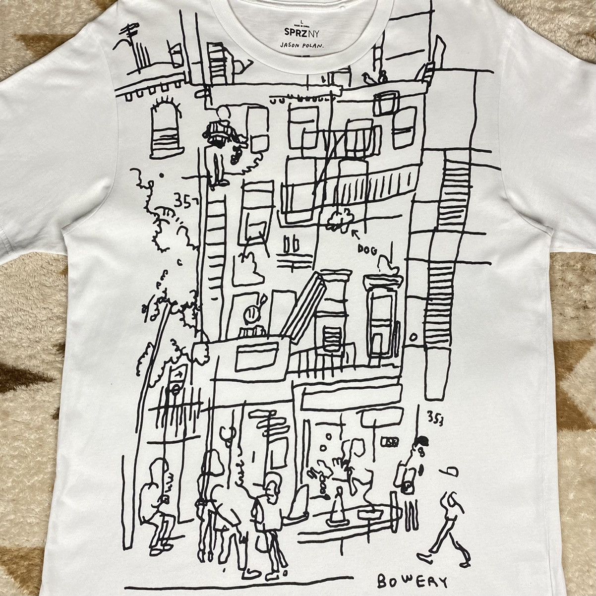 Uniqlo Jason Polan Uniqlo Art Tee Jason Polan Size US M / EU 48-50 / 2 - 4 Thumbnail