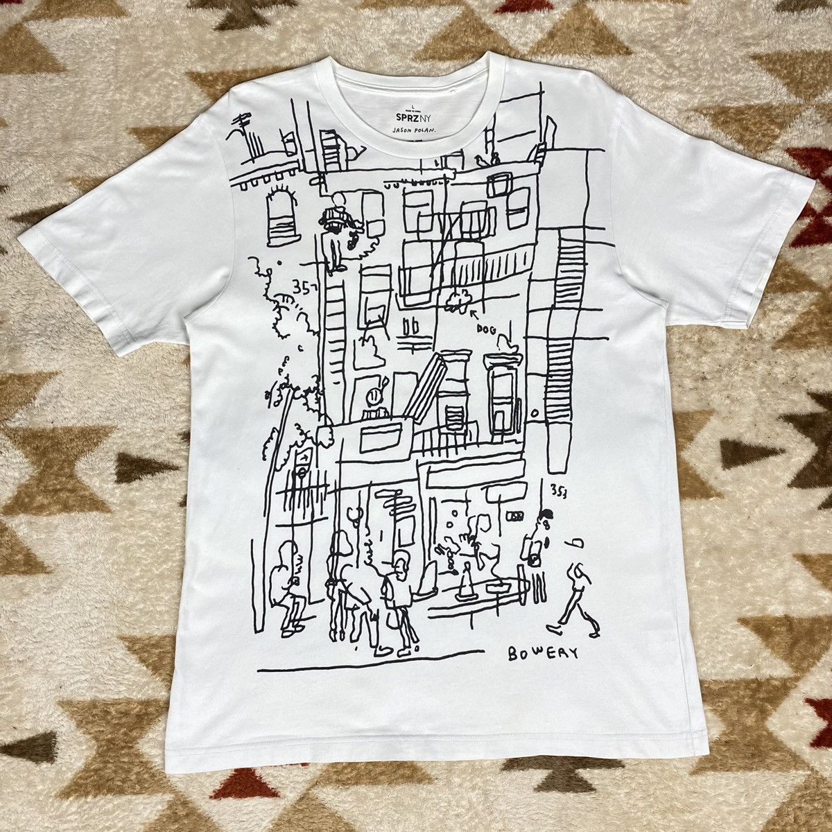 Uniqlo Jason Polan Uniqlo Art Tee Jason Polan Size US M / EU 48-50 / 2 - 1 Thumbnail