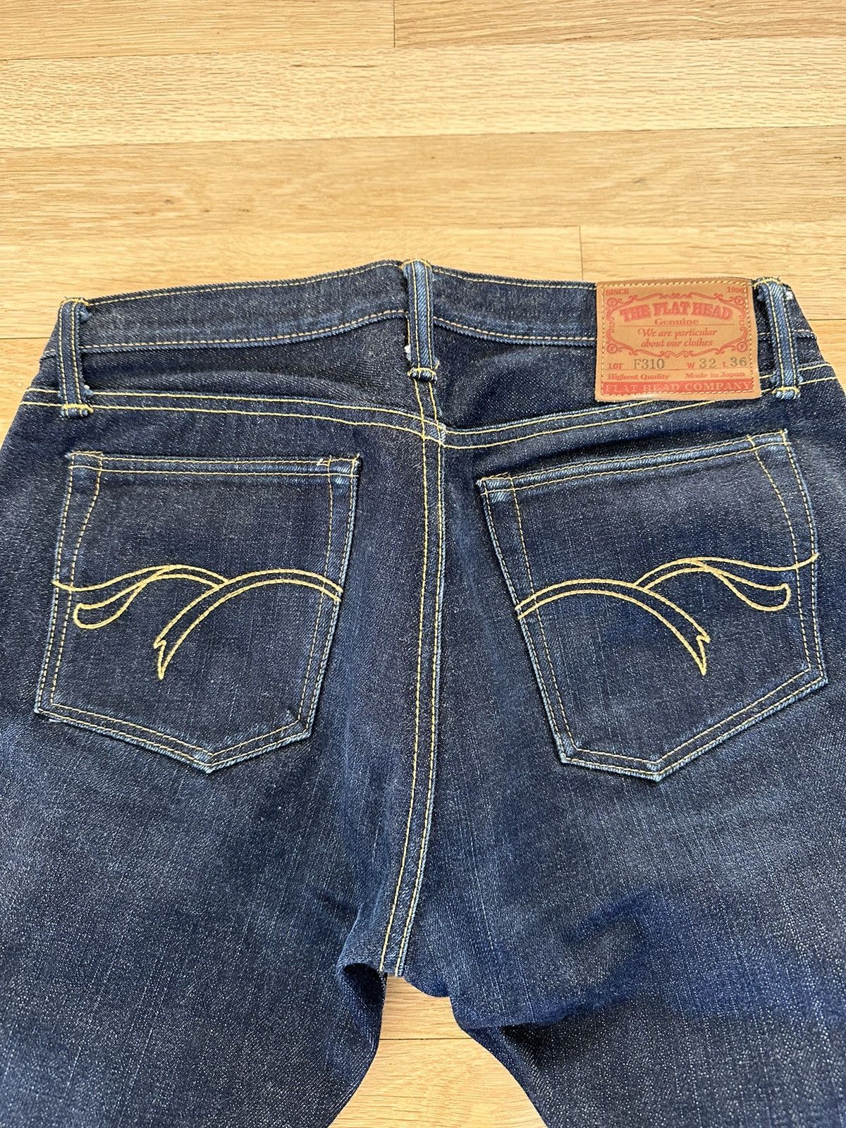 image of The Flat Head F310 - Size 32 in Blue, Men's