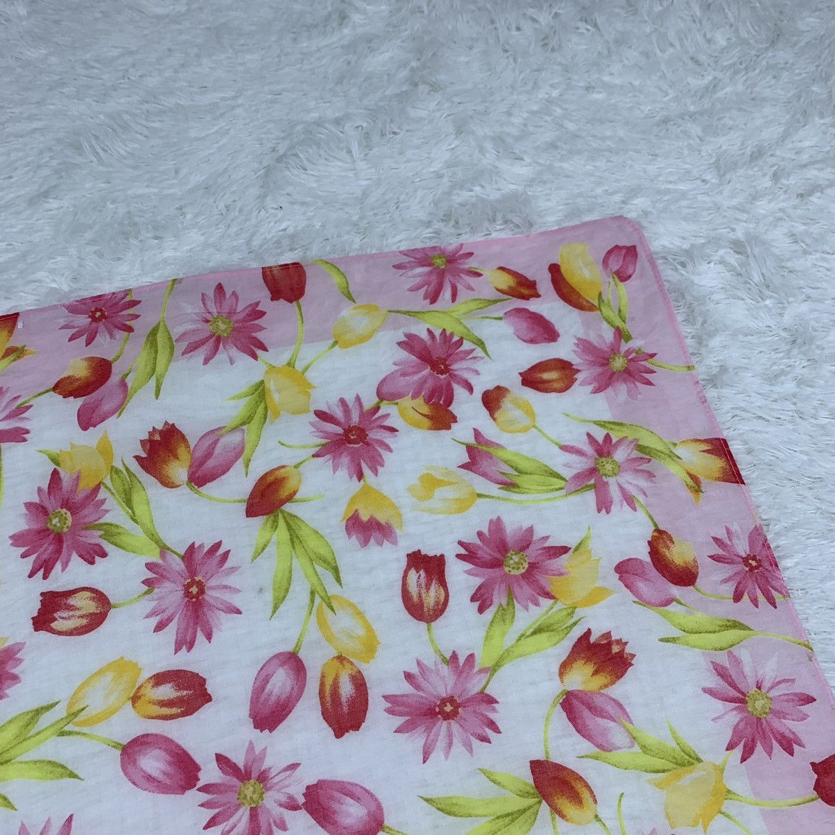 Kenzo KENZO handkerchief handky bandana flower design Size ONE SIZE - 8 Thumbnail