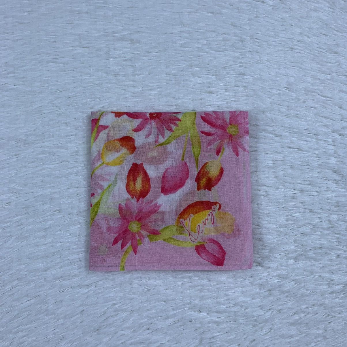 Kenzo KENZO handkerchief handky bandana flower design Size ONE SIZE - 4 Thumbnail