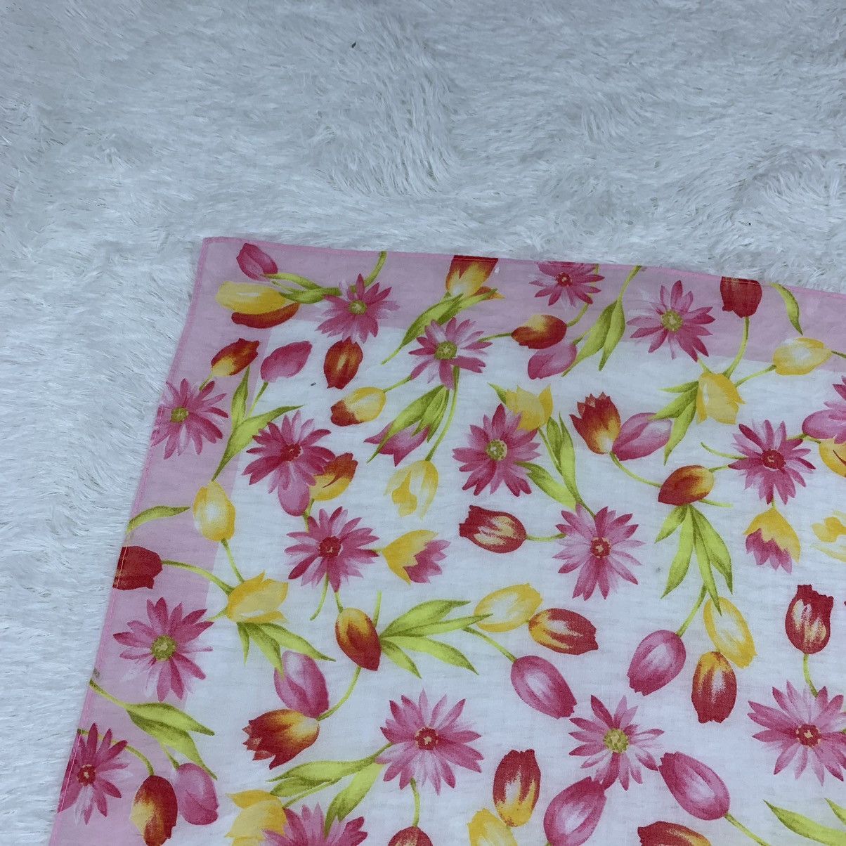 Kenzo KENZO handkerchief handky bandana flower design Size ONE SIZE - 7 Thumbnail