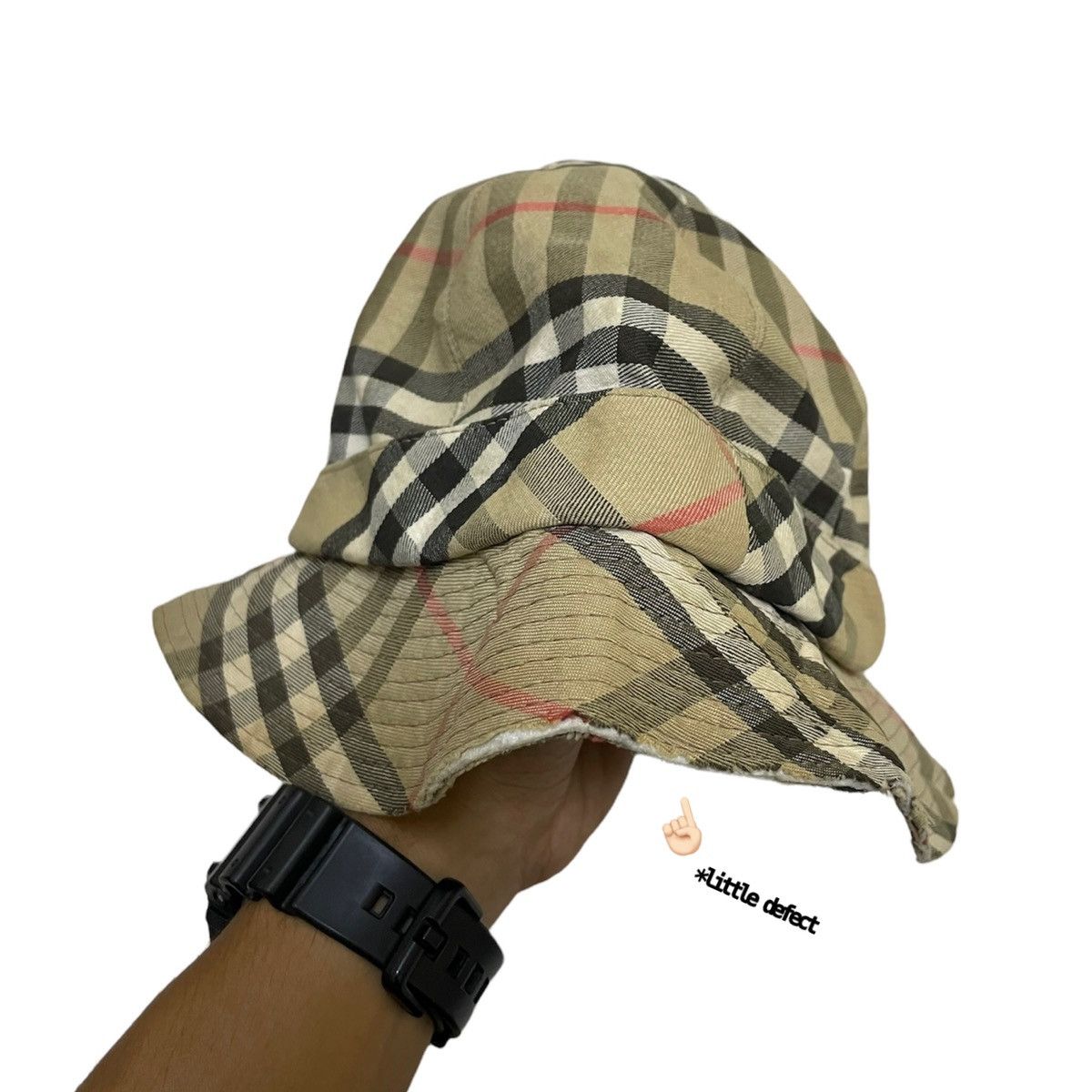 Burberry × Japanese Brand × Vintage Vintage burberry nova check bucket hat Size ONE SIZE - 3 Thumbnail
