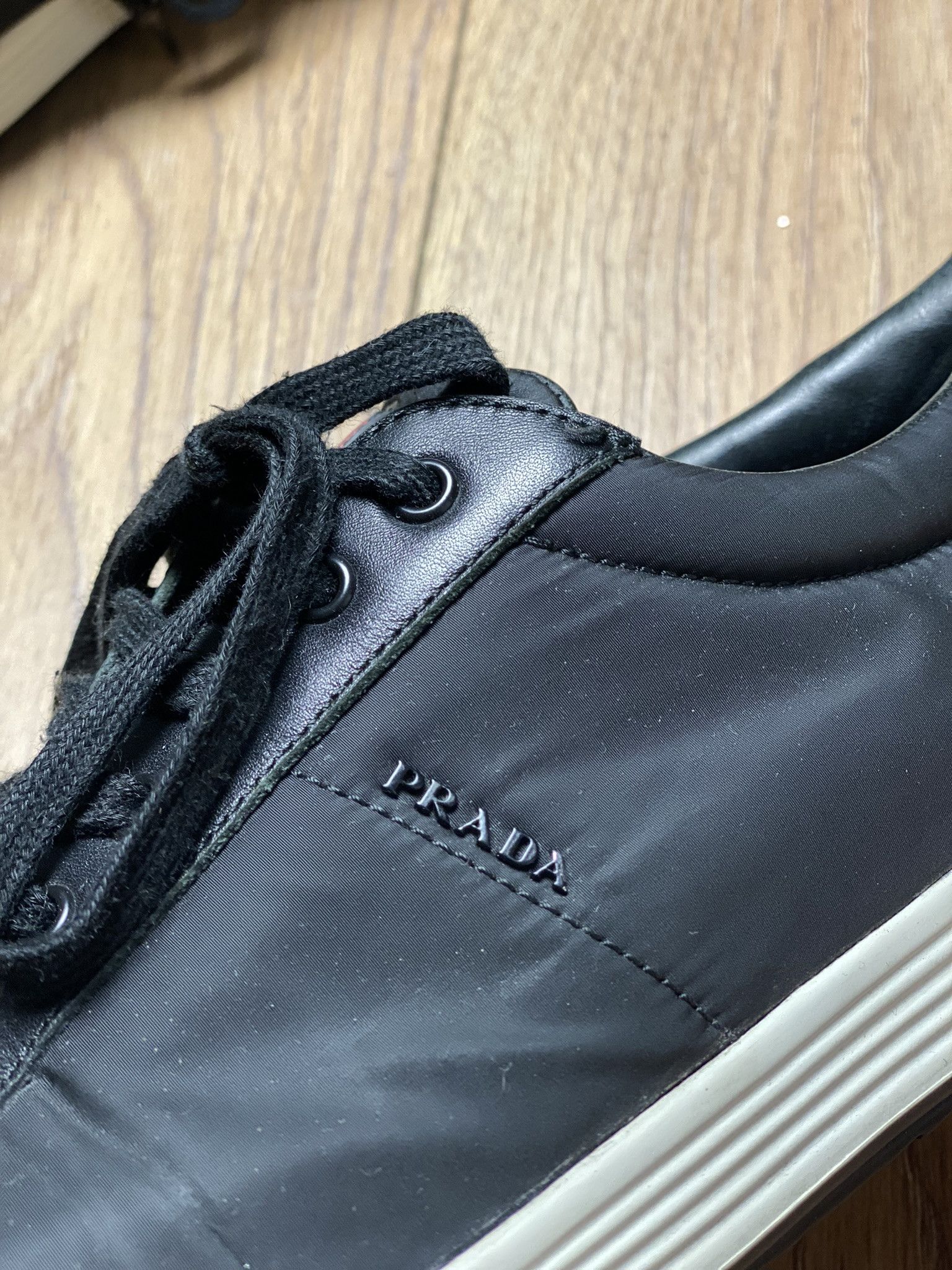 Prada Prada low top leather sneakers Size US 9 / EU 42 - 3 Thumbnail