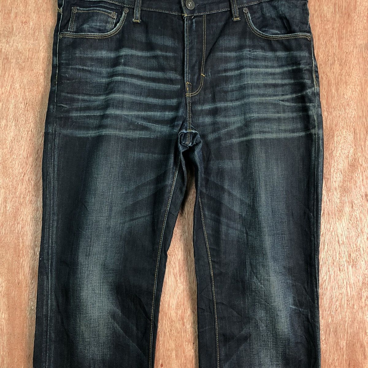 Gap DLL GAP Premium slim straight fit Denim Jeans Pants #c148 Size US 33 - 4 Thumbnail