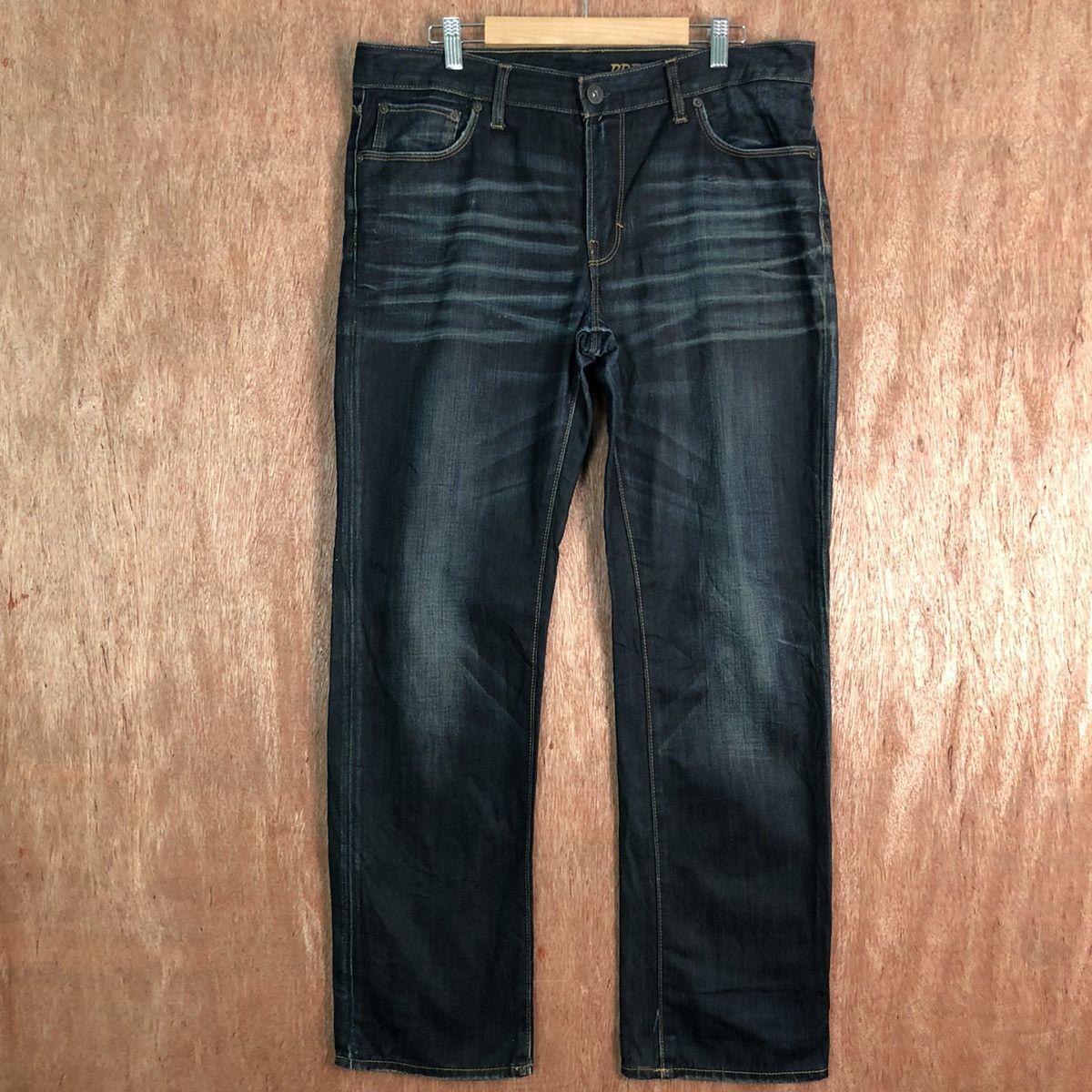 image of Gap Premium Slim Straight Fit Black Denim Jeans Pants C148, Men's (Size 33)