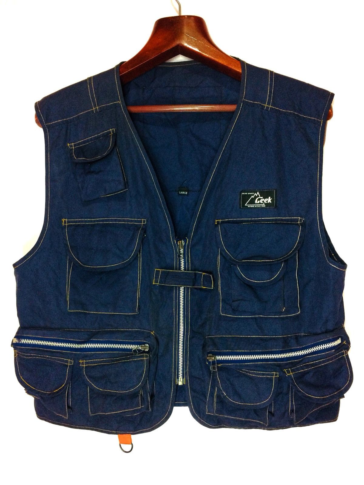 Japanese Brand Geek Outdoor Wear Multi pocket Utility Tactical Jackets Size US L / EU 52-54 / 3 - 1 Thumbnail