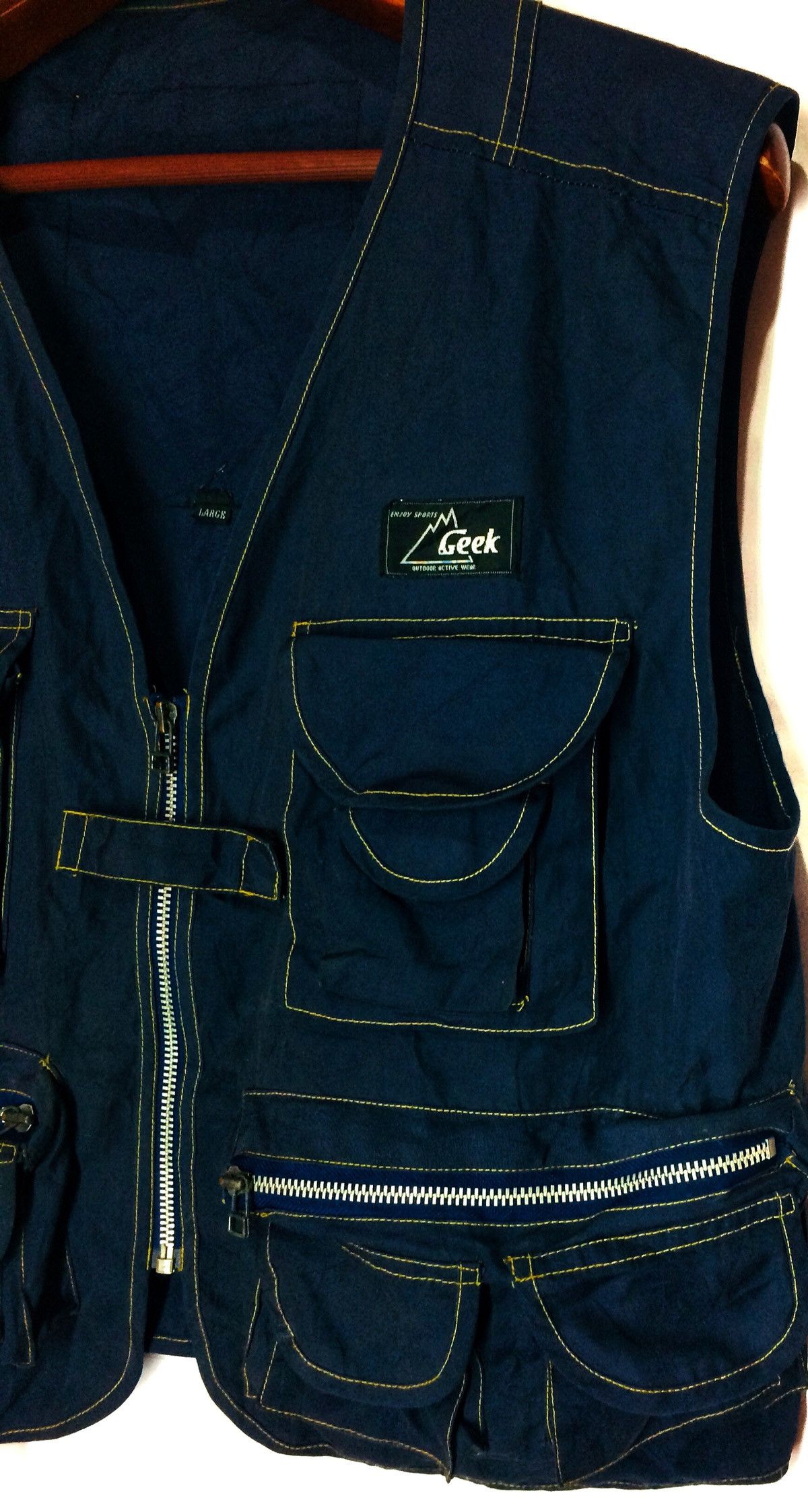 Japanese Brand Geek Outdoor Wear Multi pocket Utility Tactical Jackets Size US L / EU 52-54 / 3 - 2 Thumbnail