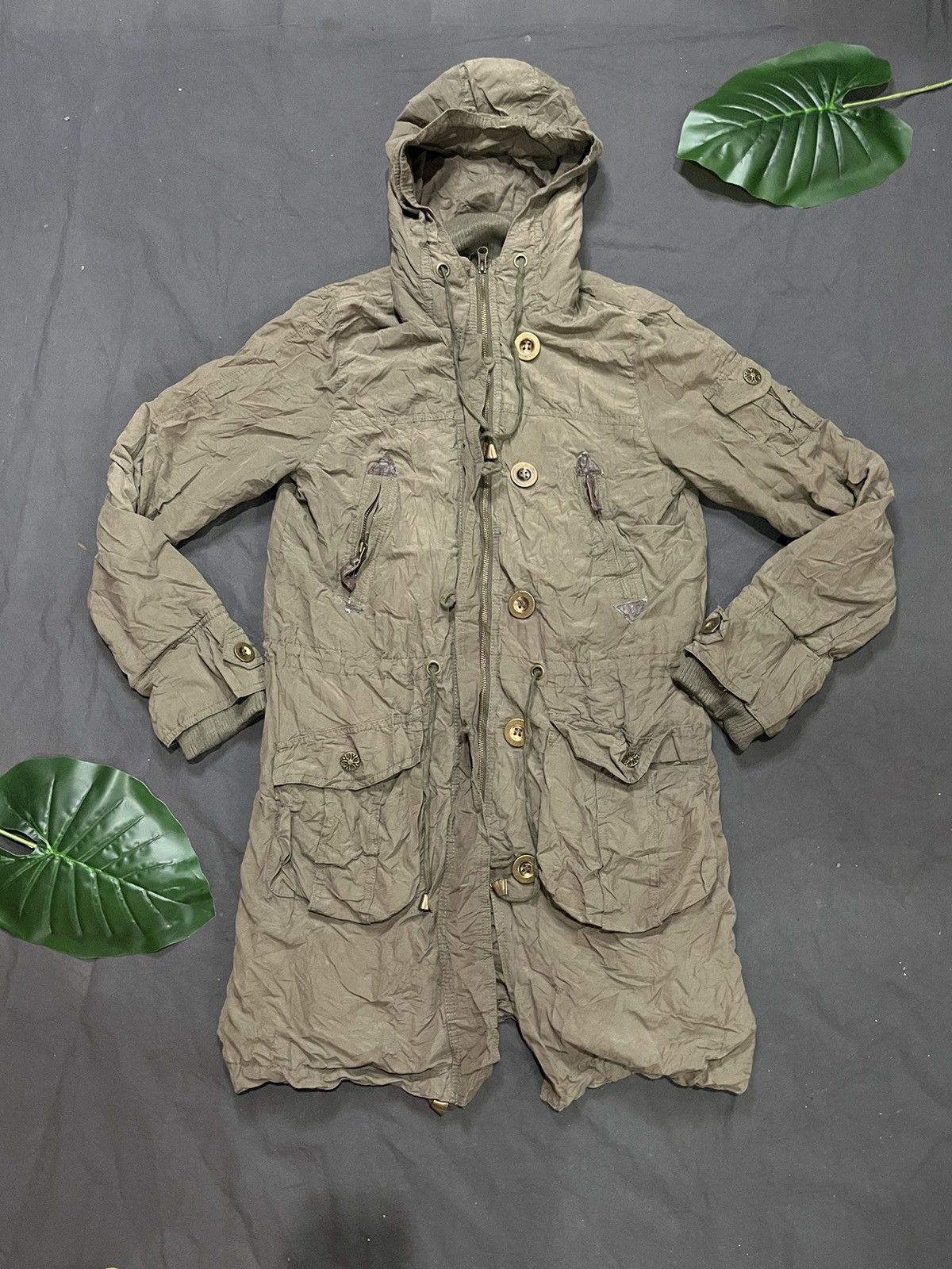Us air force inspired long jacket