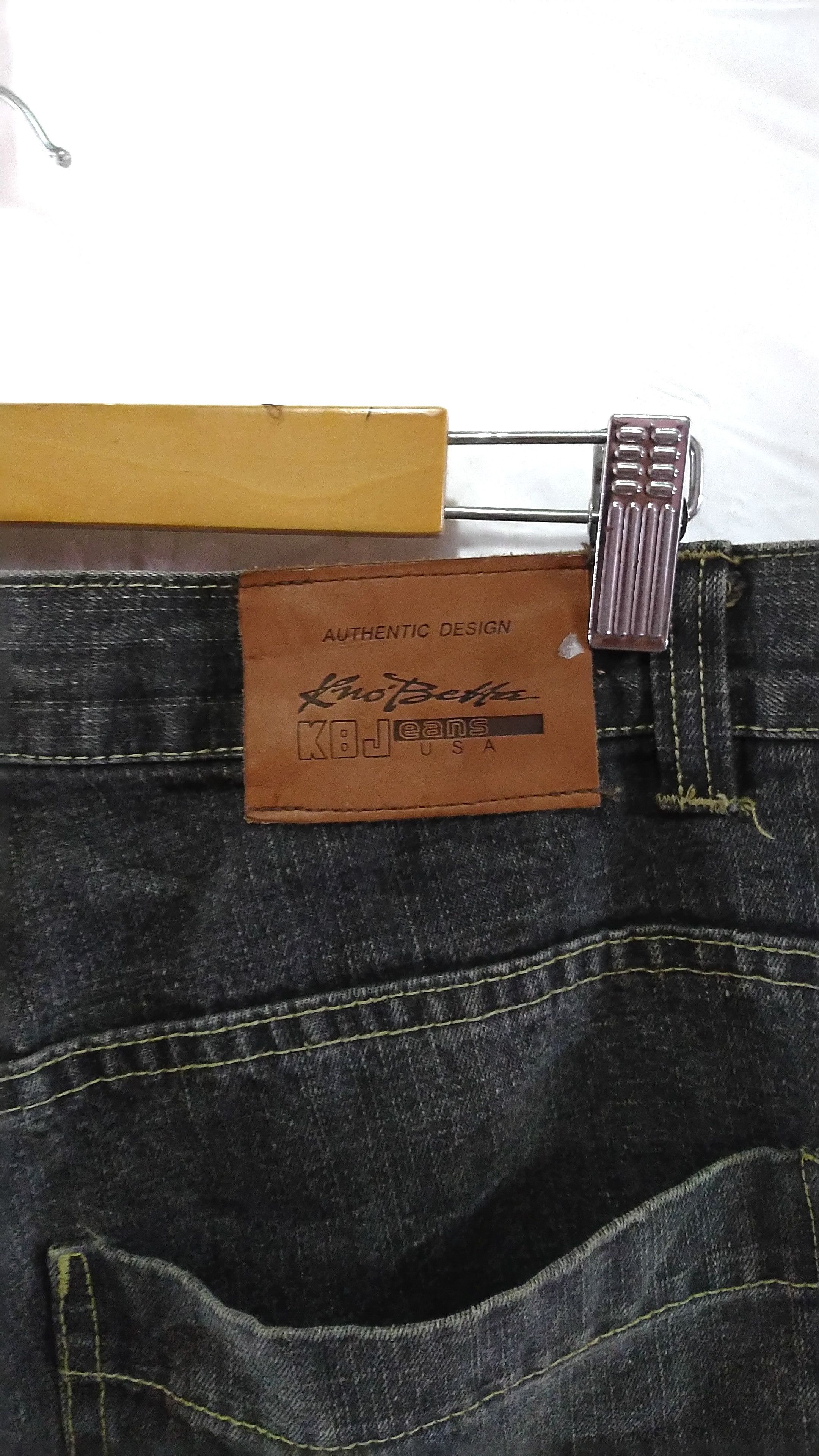 Japanese Brand Kno Betta Patchwork Shashiko Denim Pant Leather Patch Size US 36 / EU 52 - 8 Thumbnail