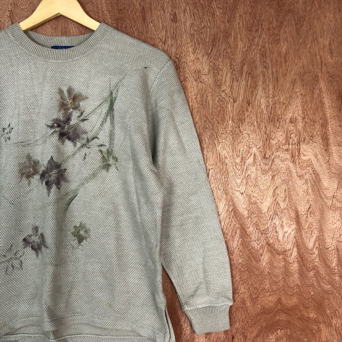 Vintage Lobelia Grey Shag Shaggy Knitwear #6049 Size US S / EU 44-46 / 1 - 5 Thumbnail